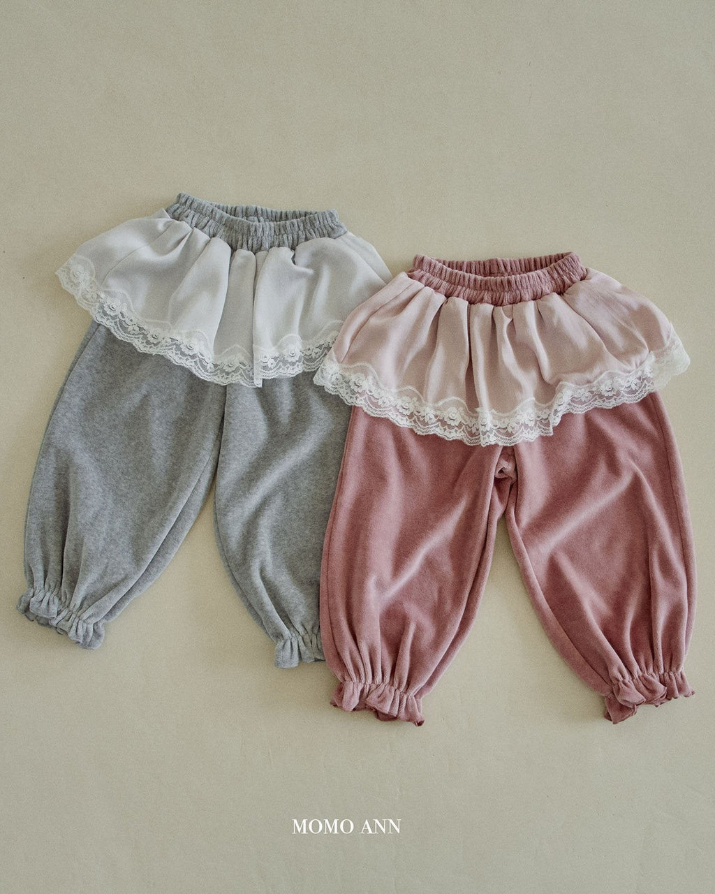 momoann Satin Jogger Pants