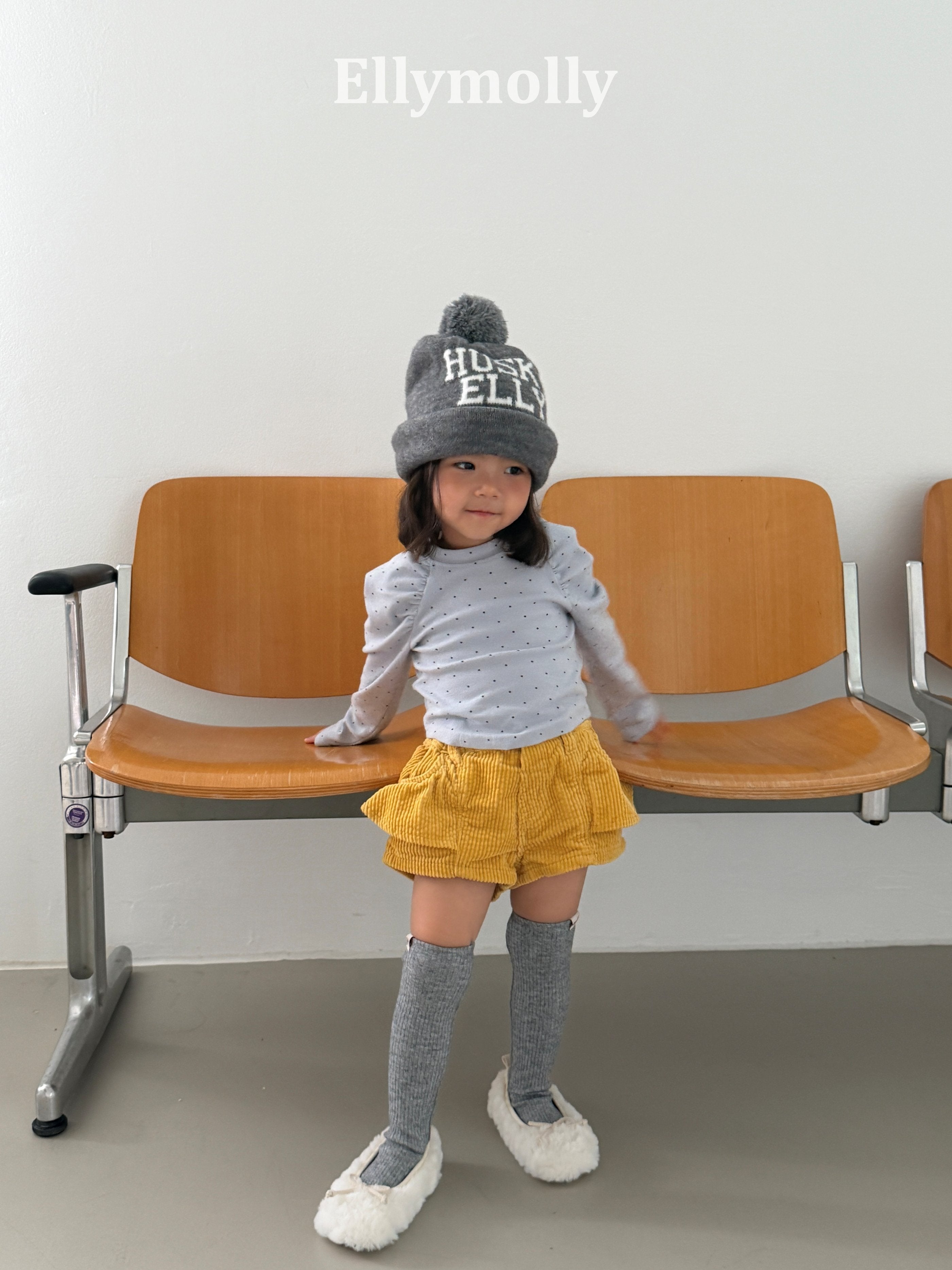 Elly Molly Bibi Frill Corduroy Pants