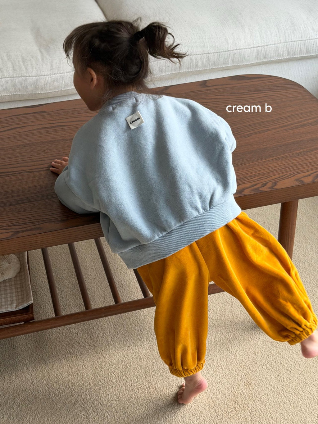 Creambbang Chocolat Brushed Sweatshirt