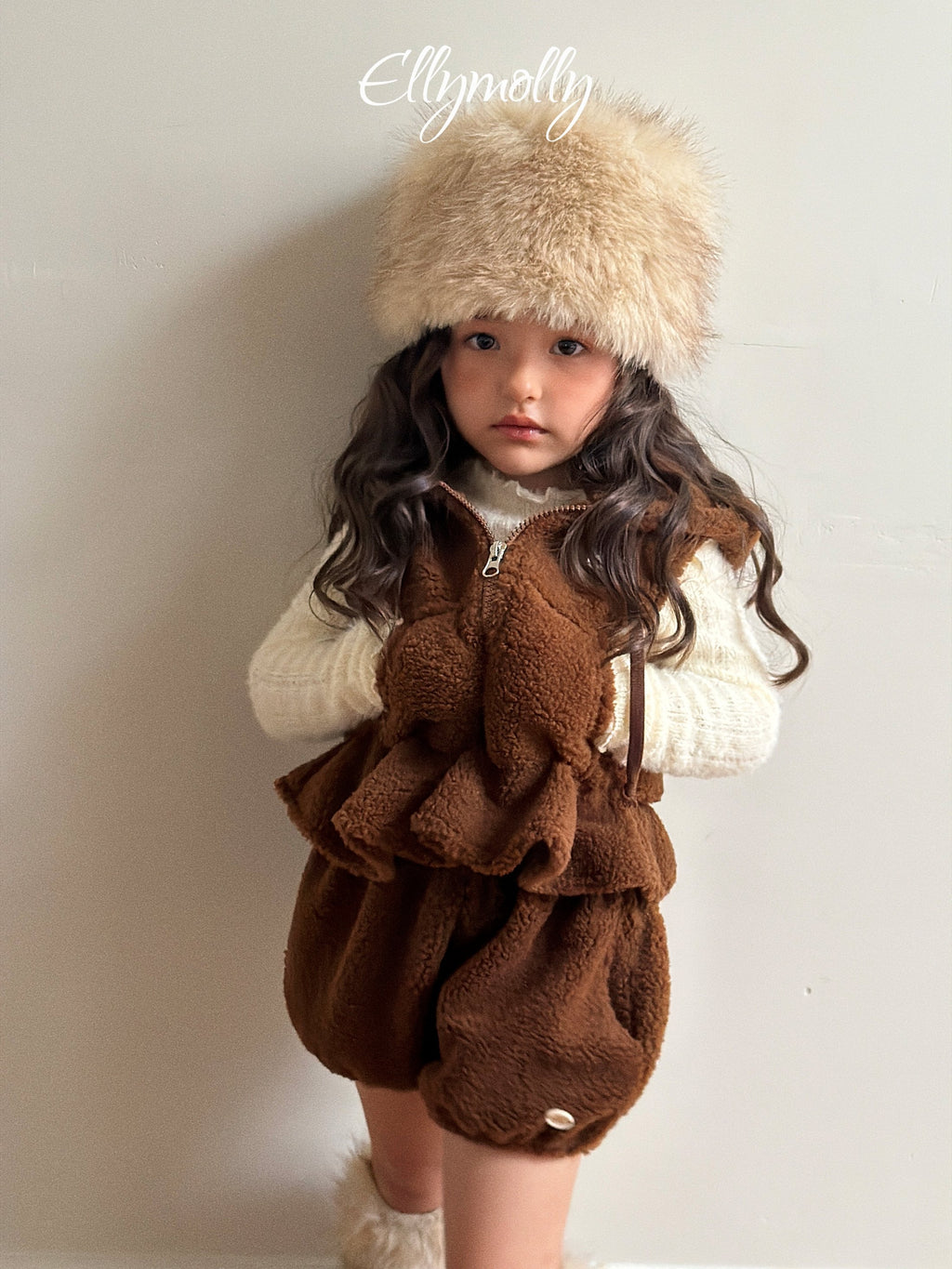 Elly Molly Bear Hood Vest