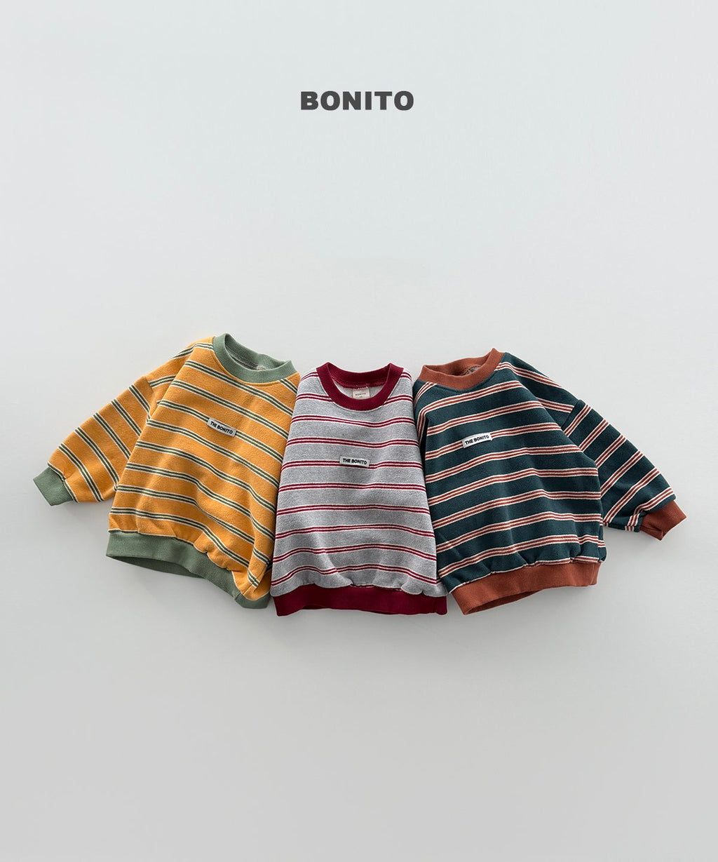 bonito モニカ ボーダースウェット