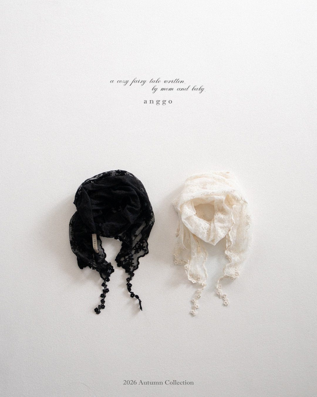 anggo Eyelet Lace Muffler