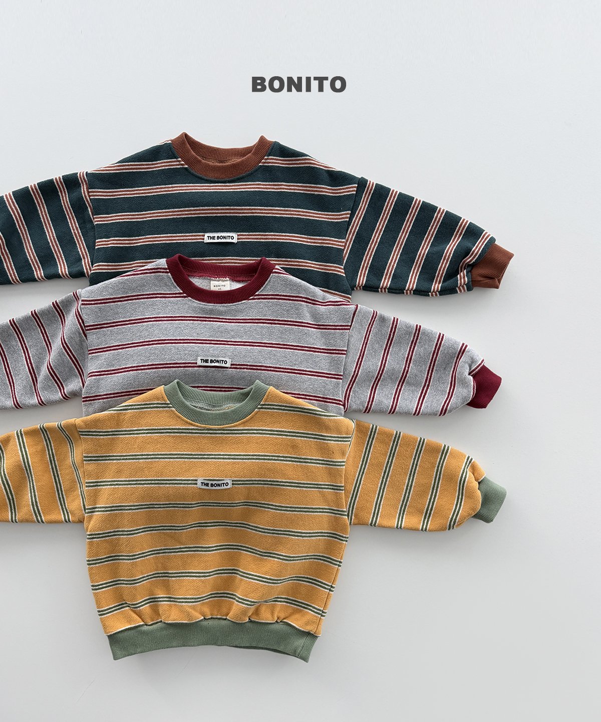 bonito モニカ ボーダースウェット