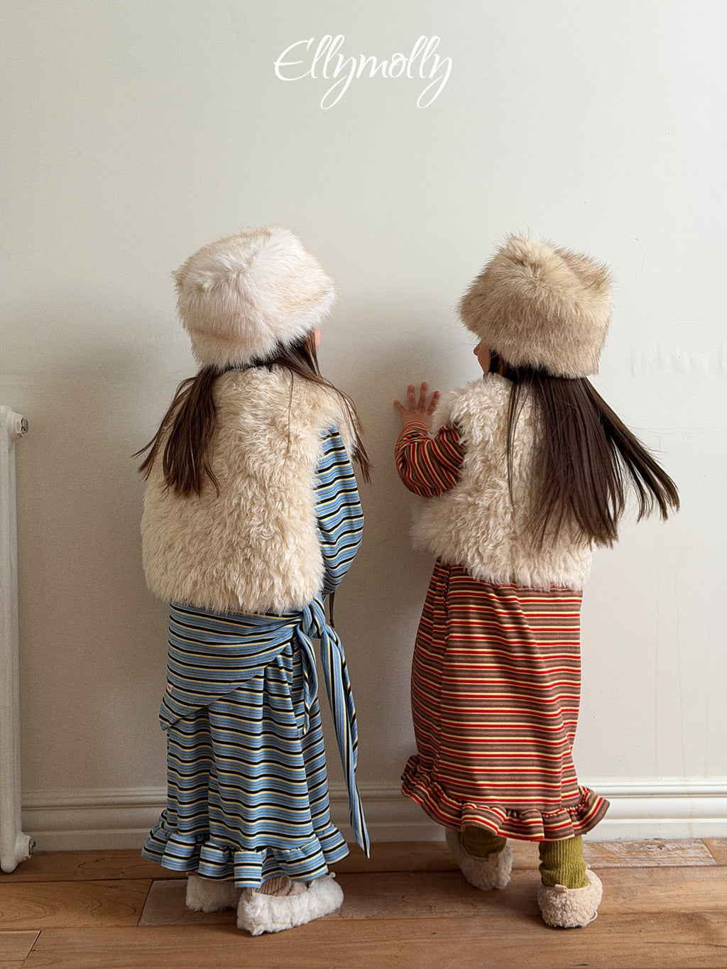 Elly Molly Fleece Frill Long One-piece