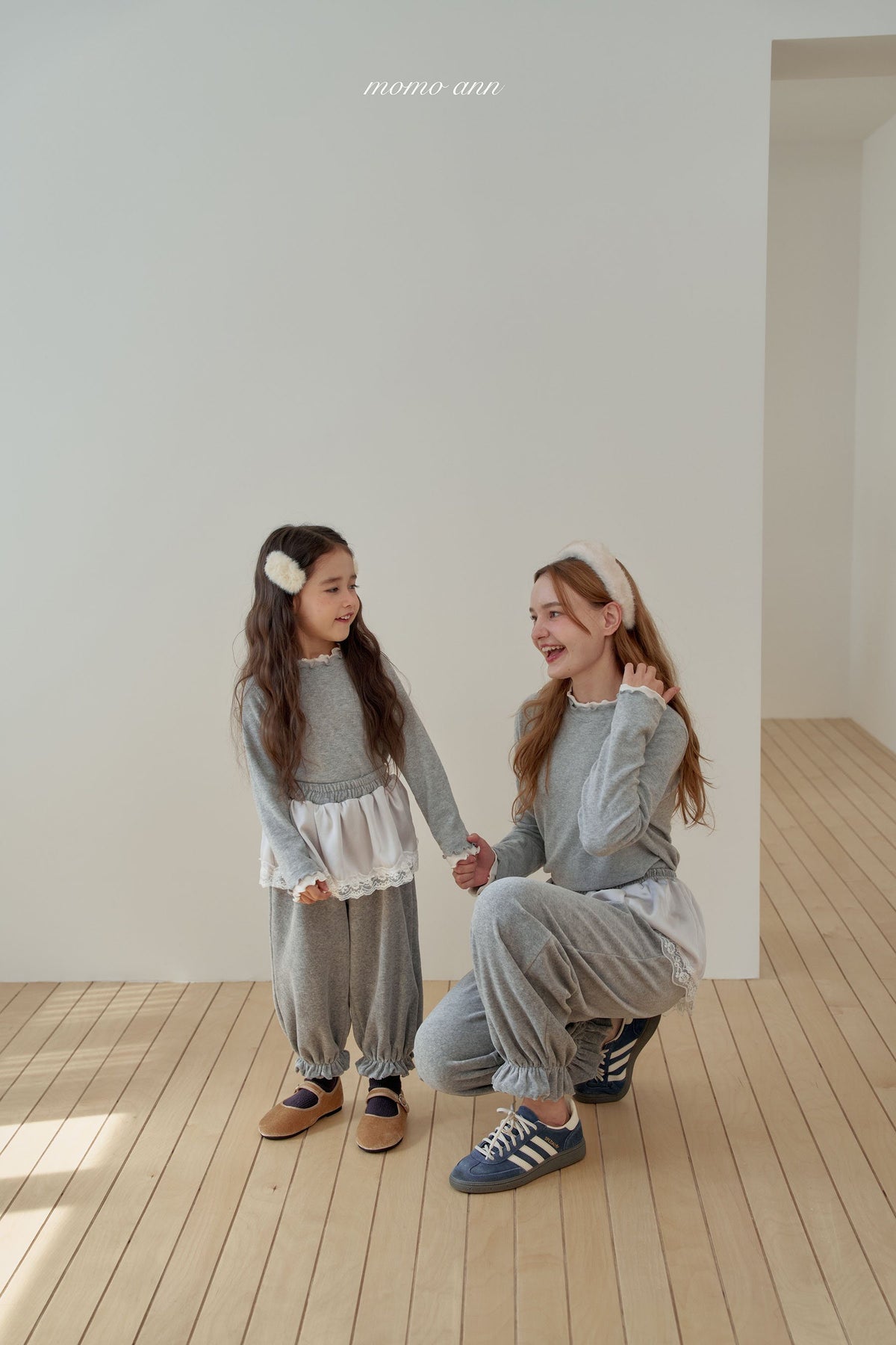 momoann Satin Jogger Pants