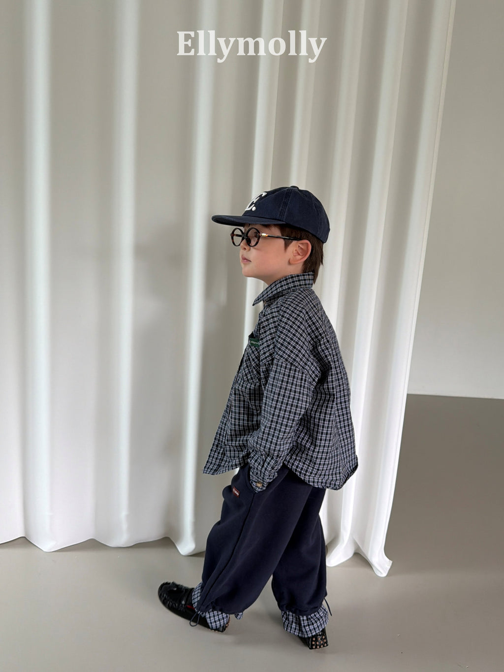 Elly Molly Maison Check Relaxed Pants
