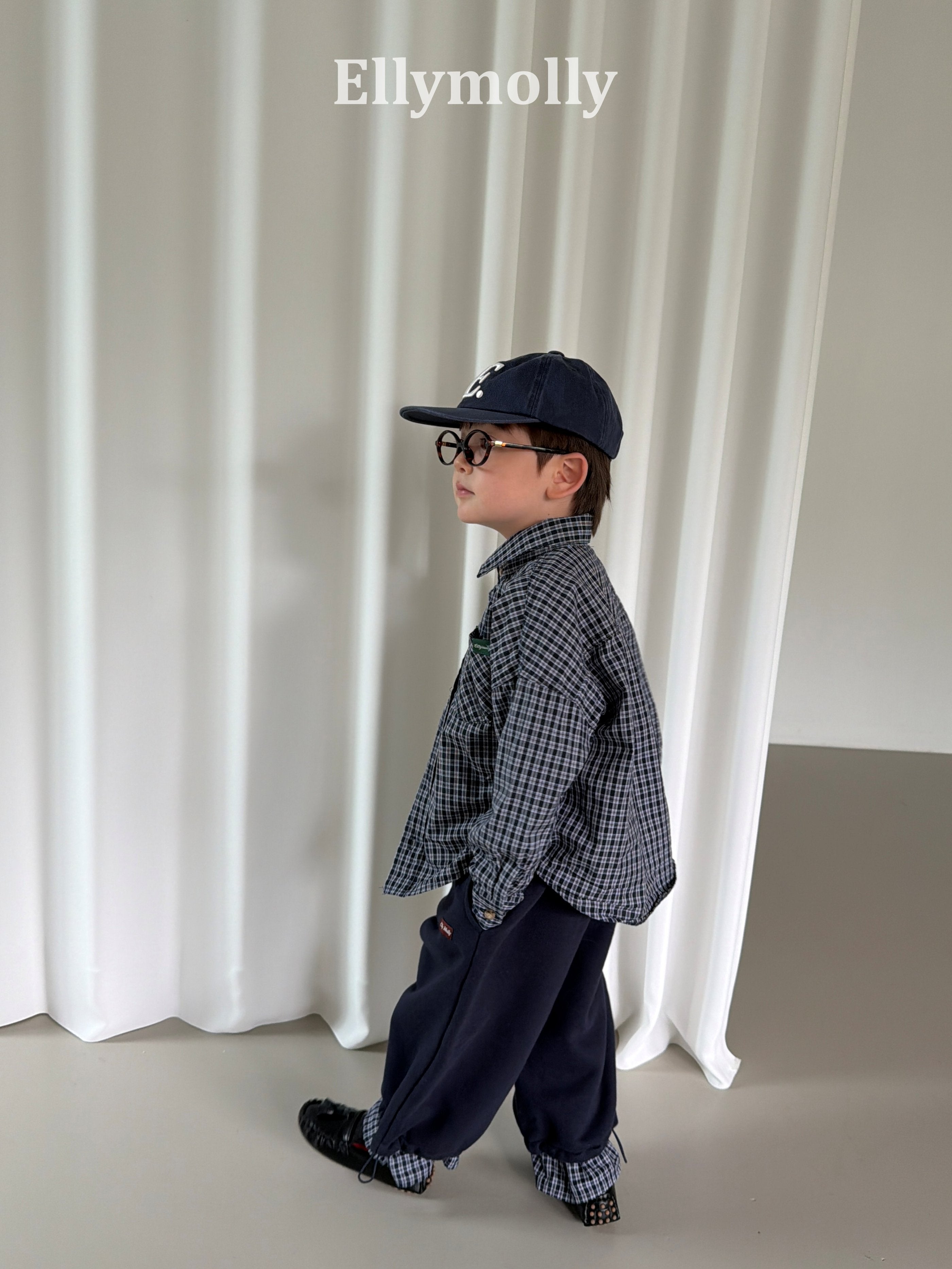 Elly Molly Maison Check Relaxed Pants