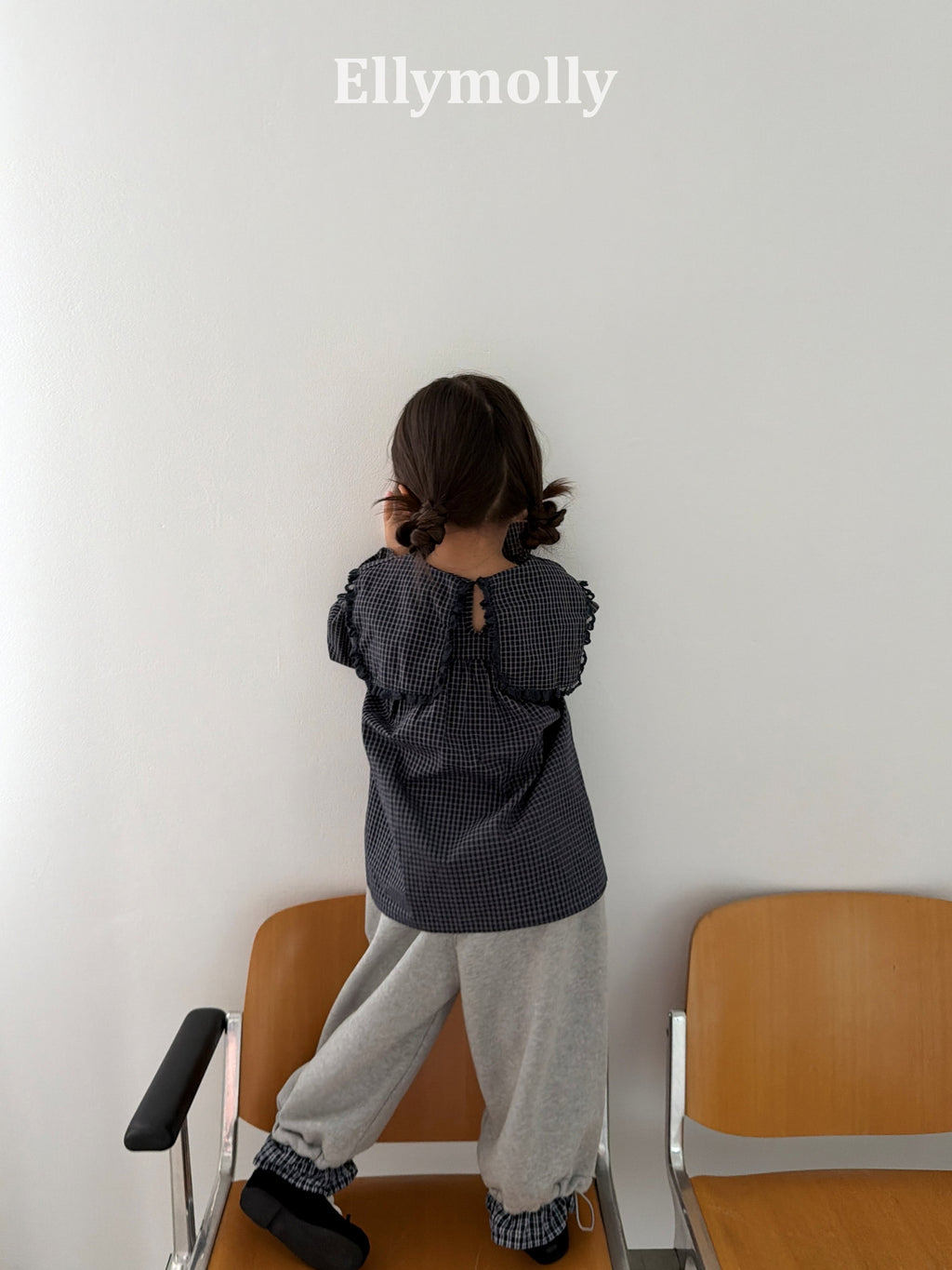 Elly Molly Musk Check Blouse