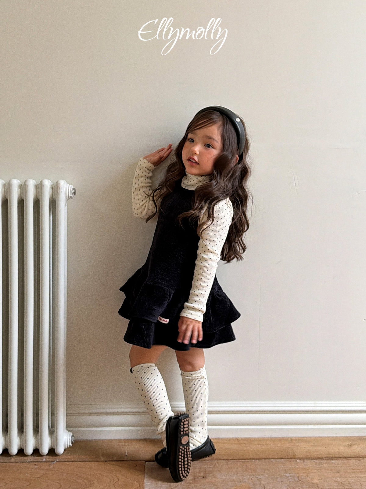 Elly Molly Snow Frill One-piece