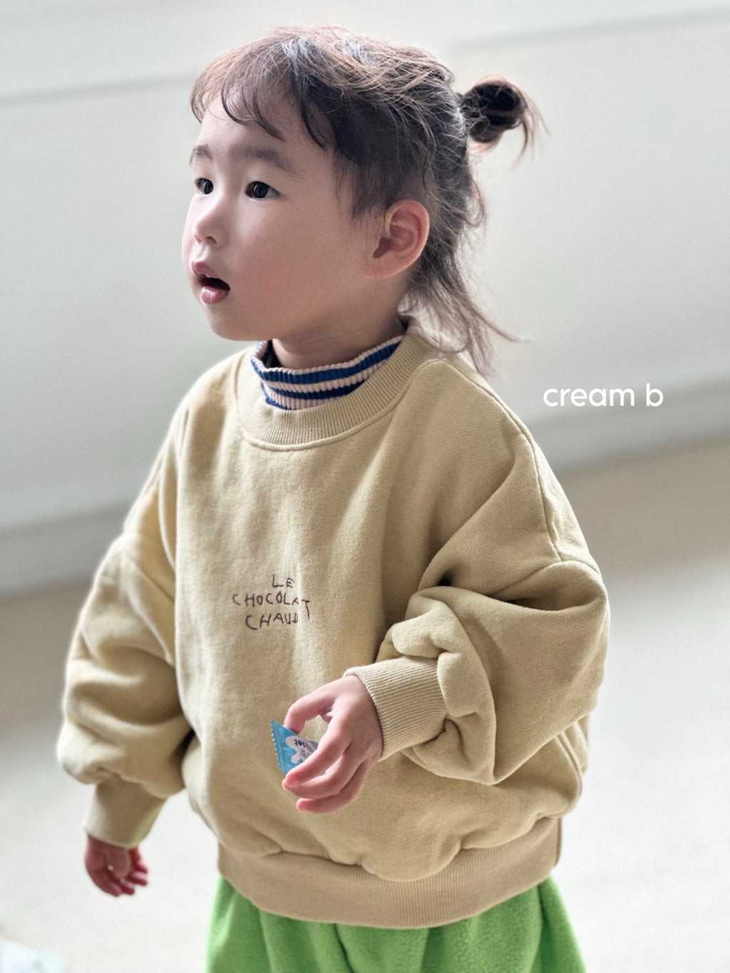 Creambbang Chocolat Brushed Sweatshirt