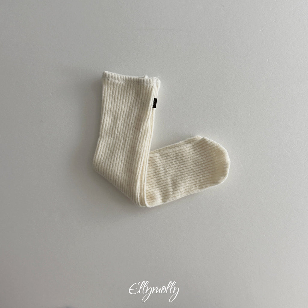 Elly Molly Wool Rib Socks