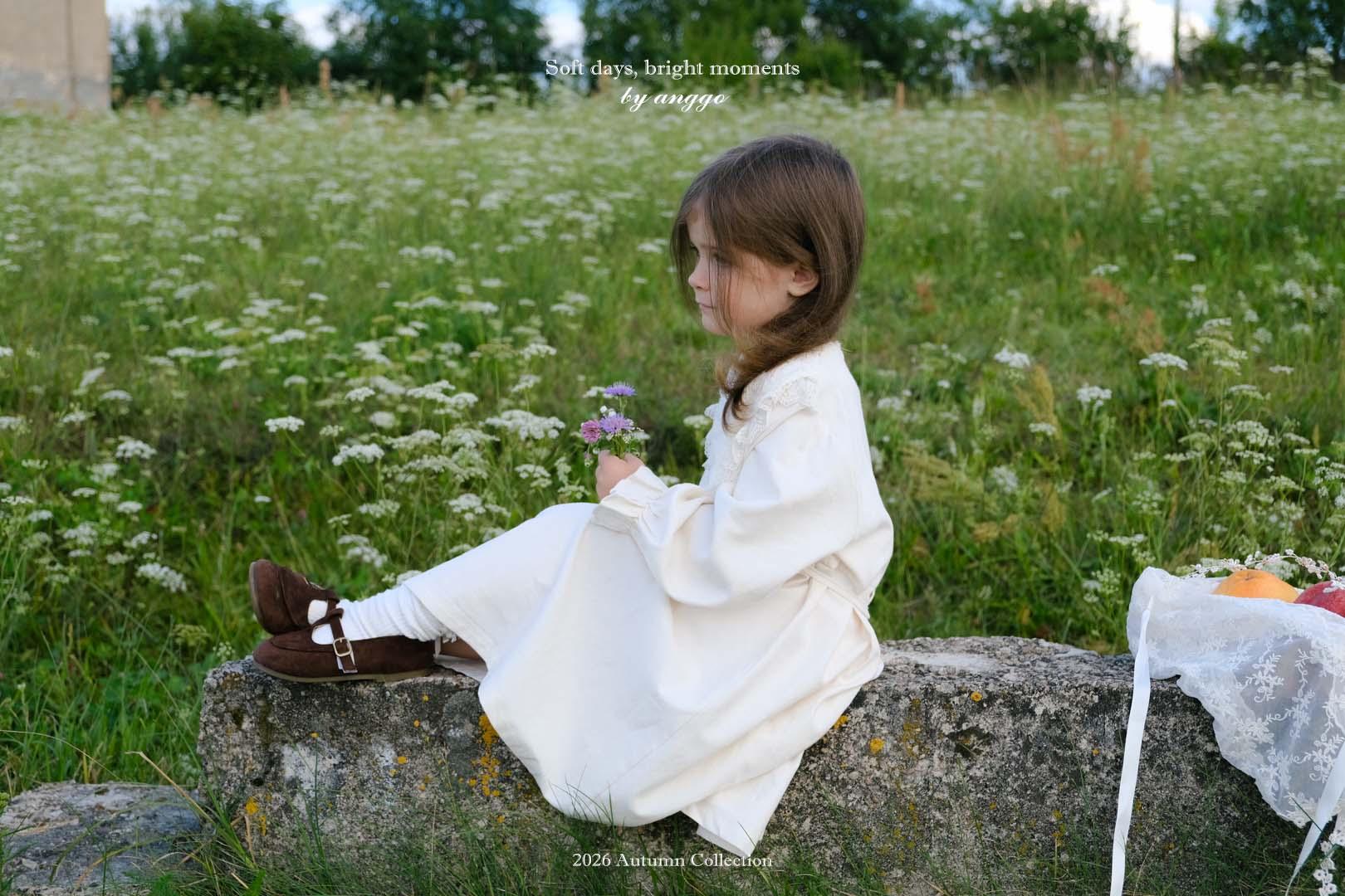 anggo Cream Dress