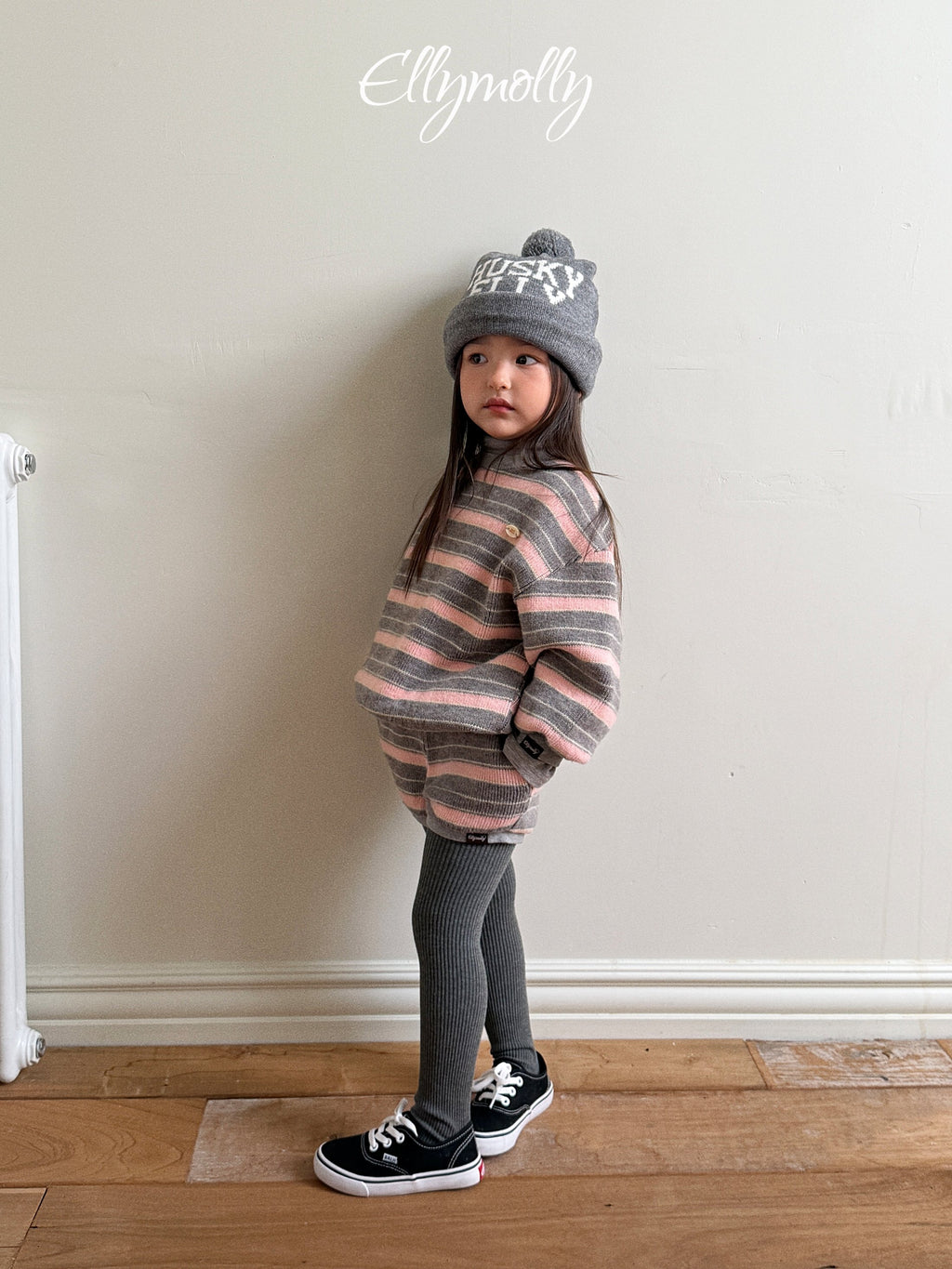 Elly Molly Husky Pompom Beanie