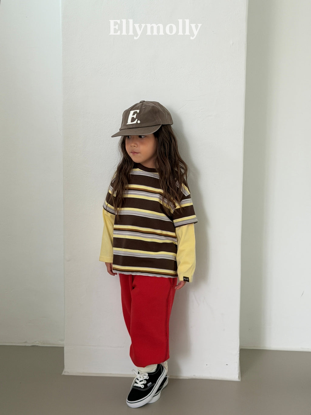 Elly Molly Campus Color Block Tee