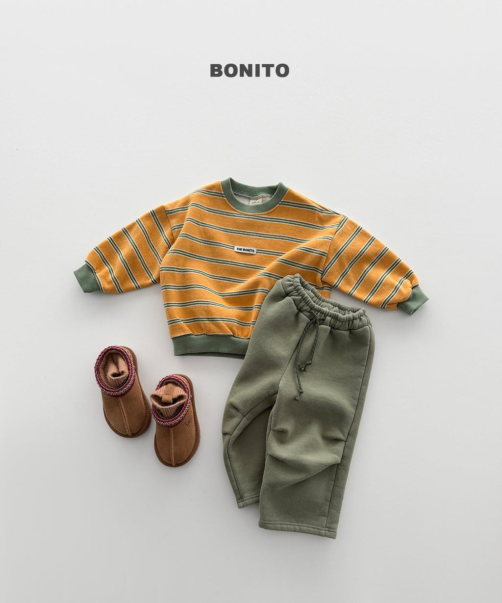 bonito モニカ ボーダースウェット