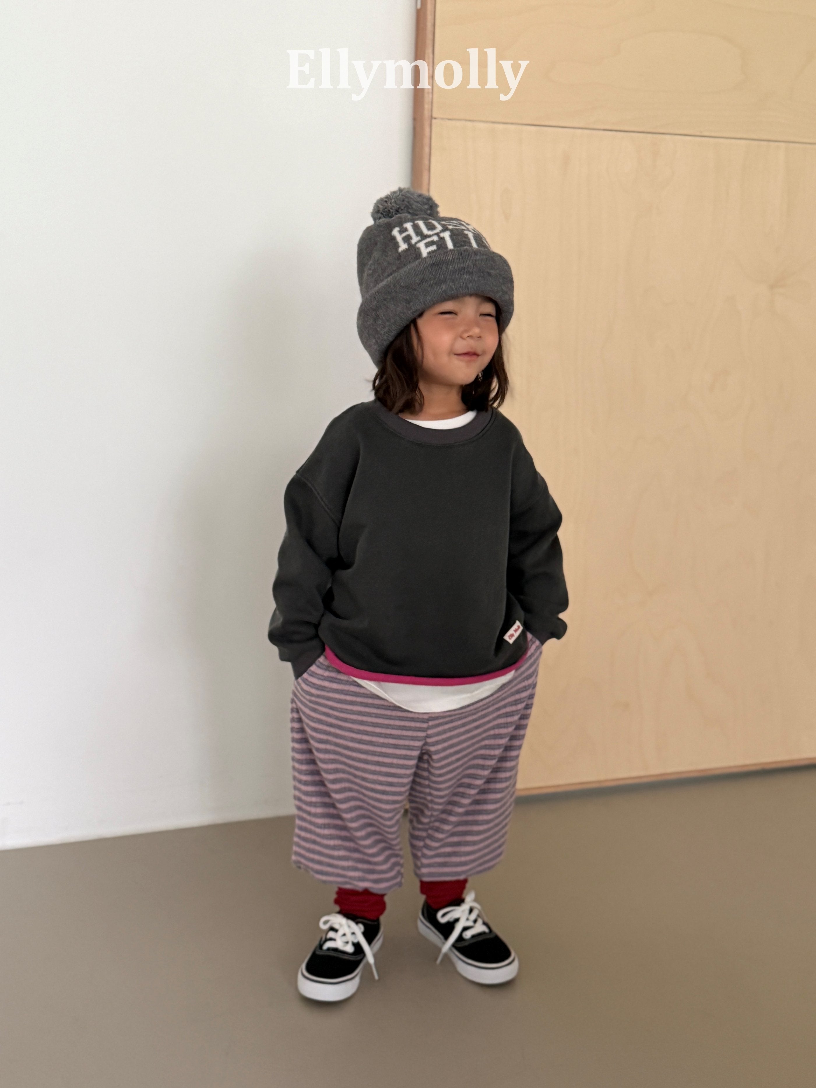 Elly Molly Rough Two Tone Dyeing Sweatshirt