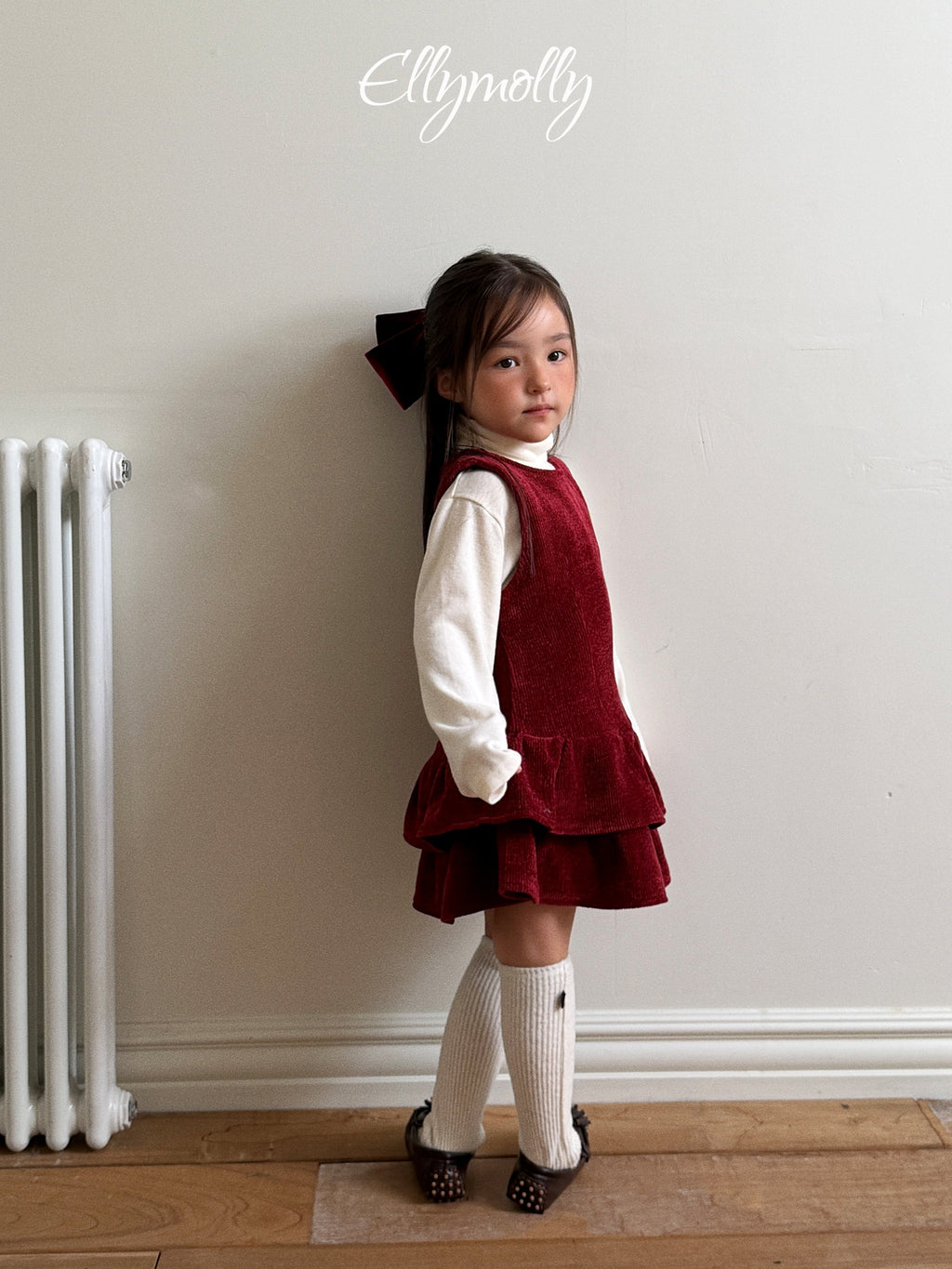 Elly Molly Snow Frill One-piece