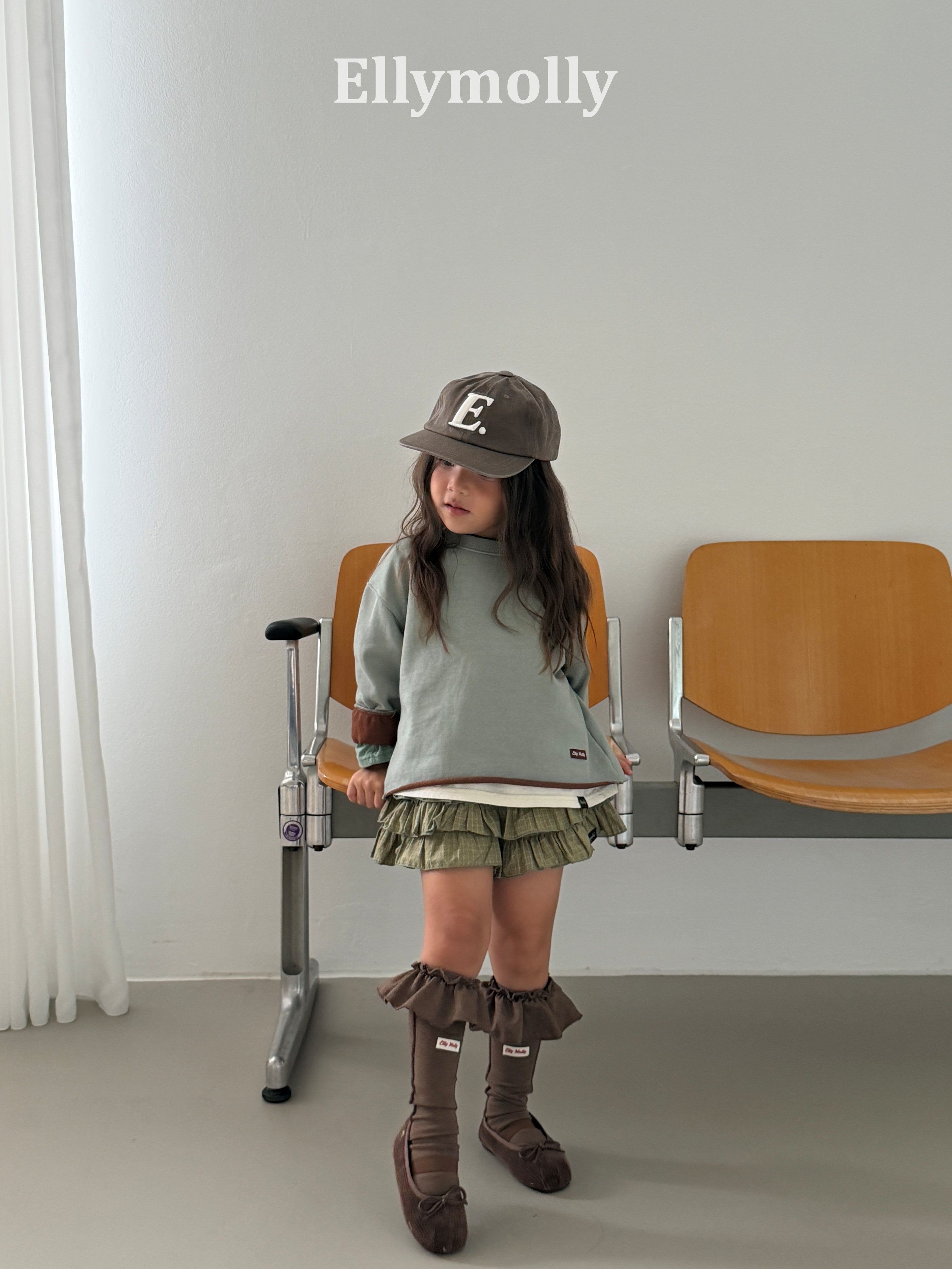 Elly Molly Rough Two Tone Dyeing Sweatshirt