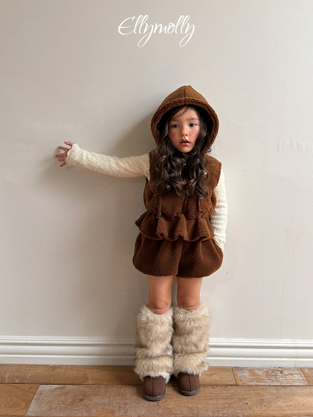 Elly Molly Bear Hood Vest