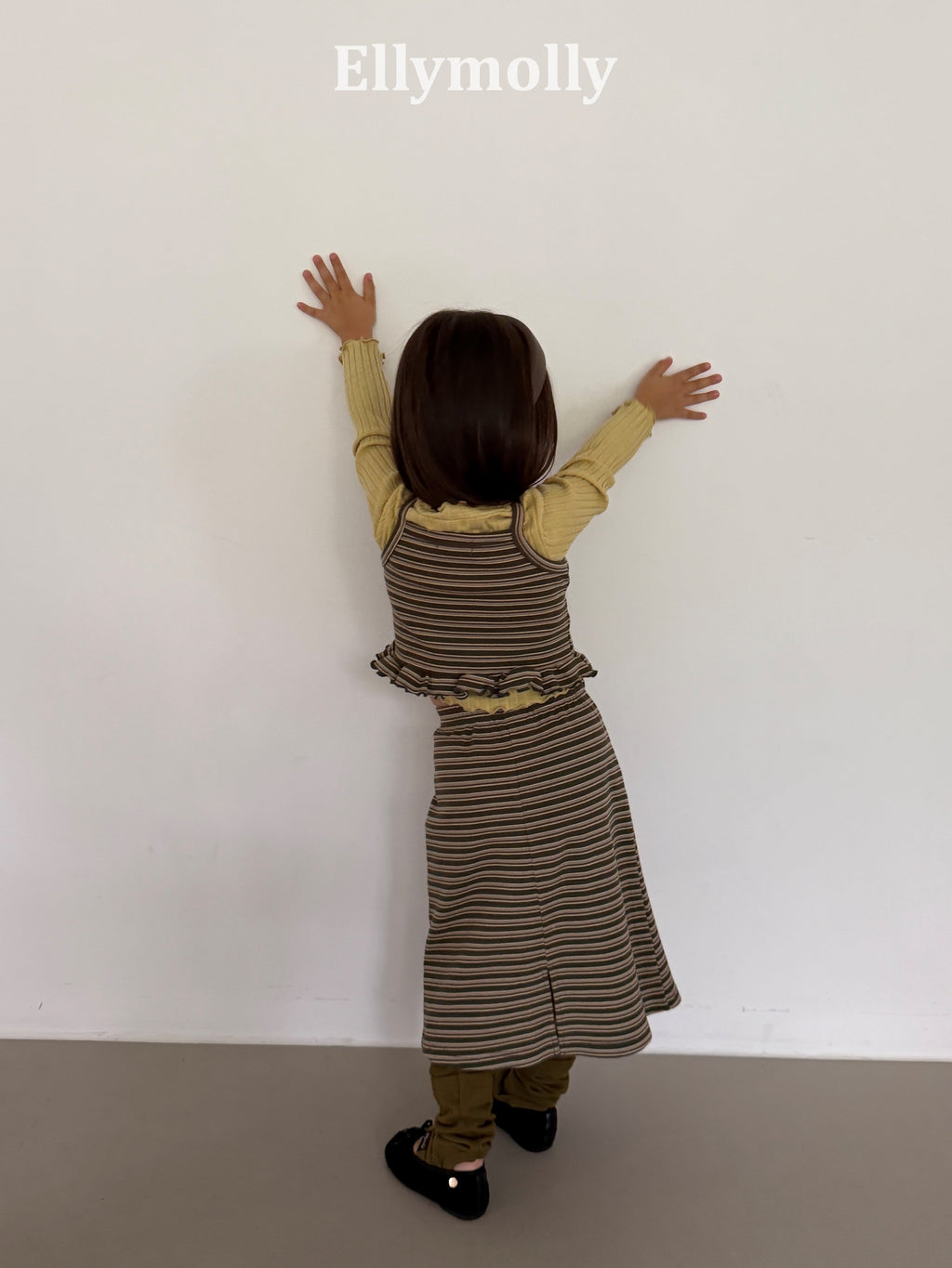 Elly Molly Shadow Long Skirt