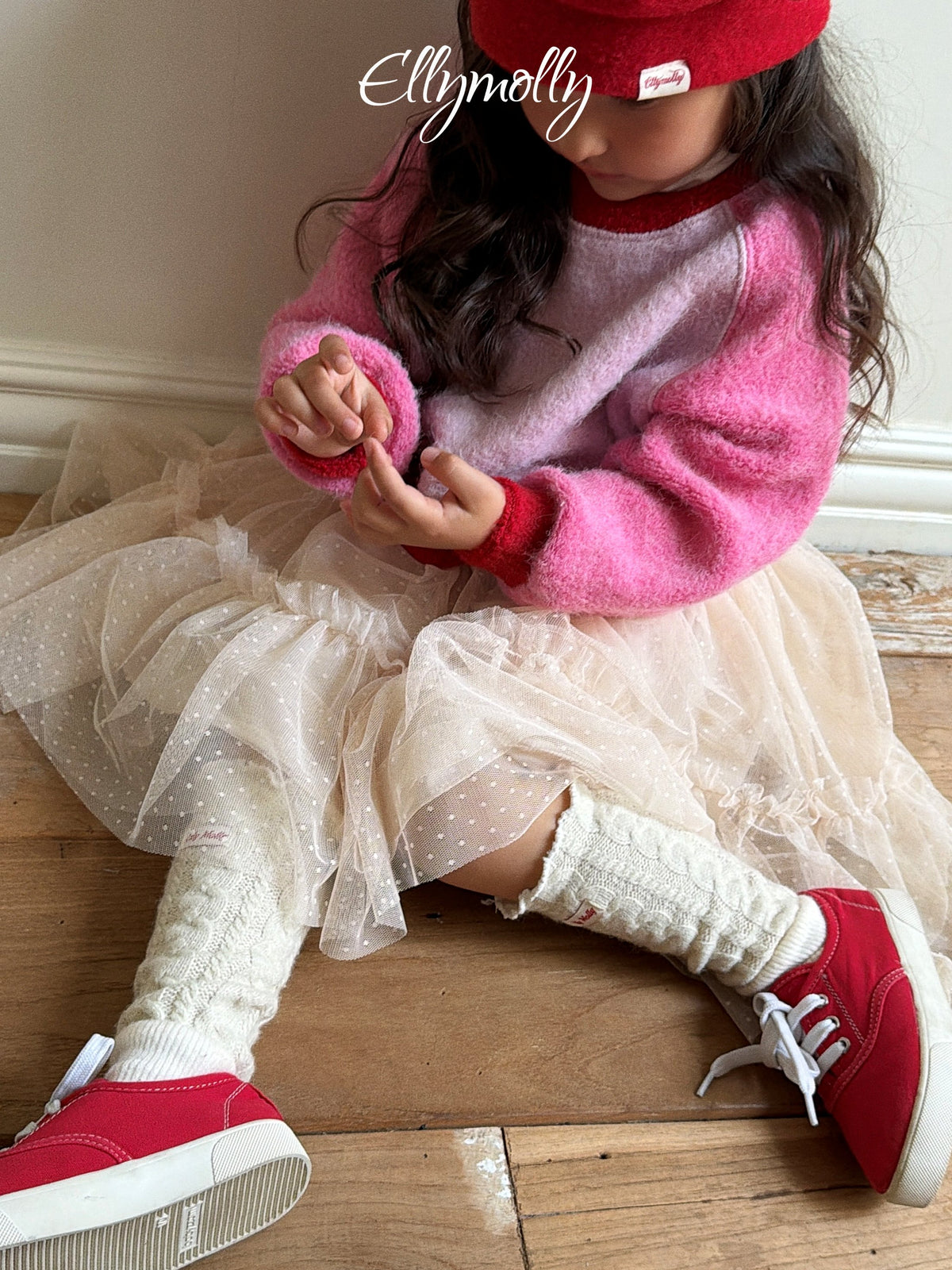 Elly Molly Twist Wool Socks