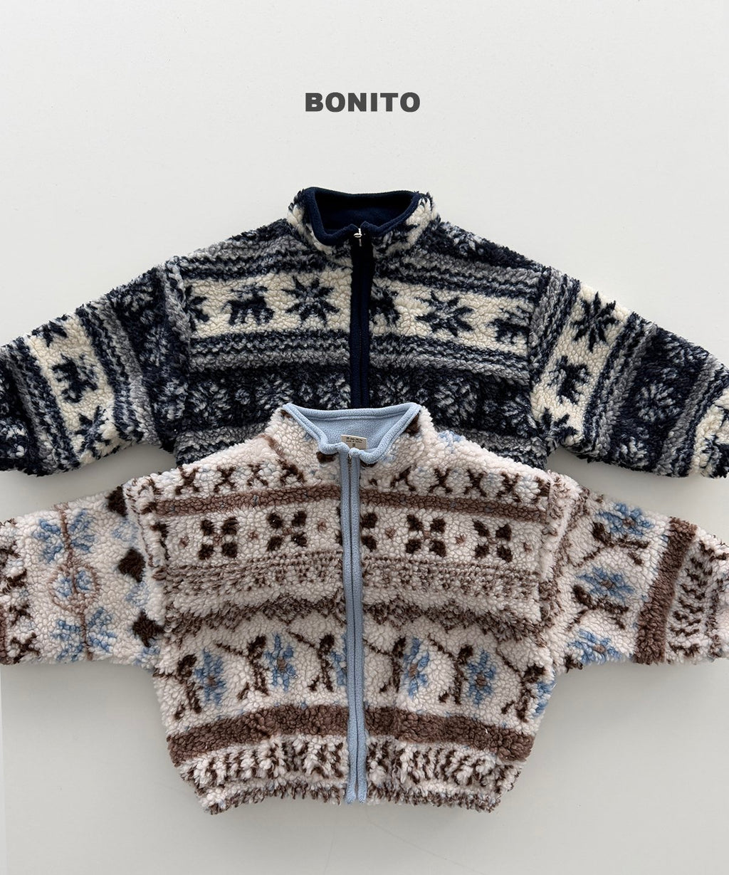 bonito ノルディック ジップジャンパー