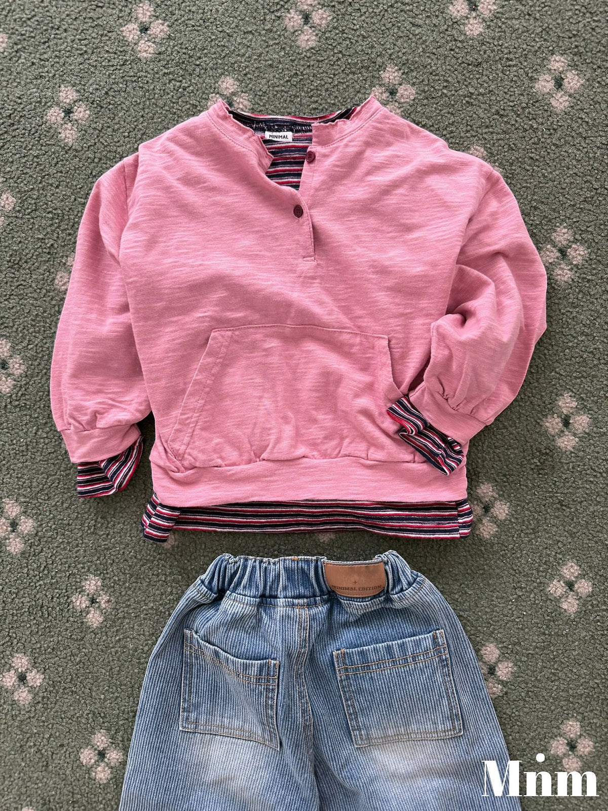 Minimal Crayon Stripe Tee