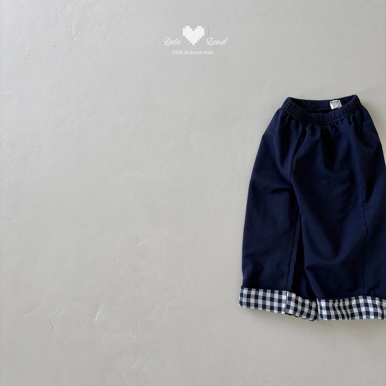 Lalaland Check Panel Pants