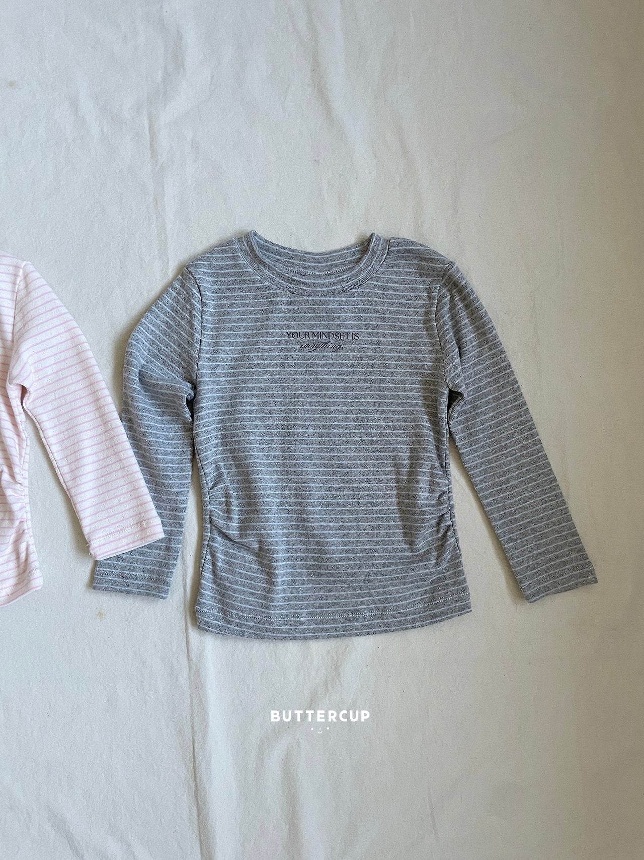 Buttercup Letter Shirring Tee