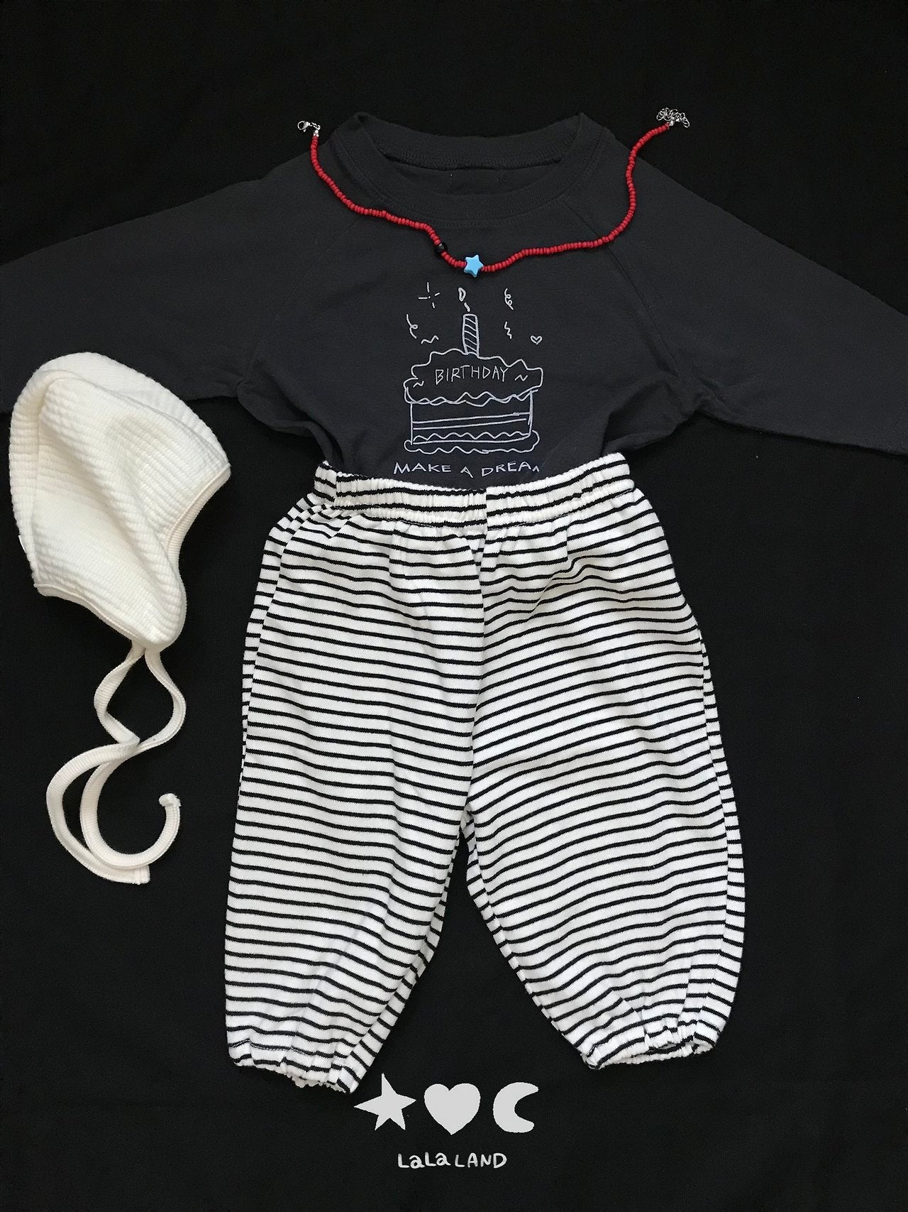 Lalaland Happy Raglan Tee