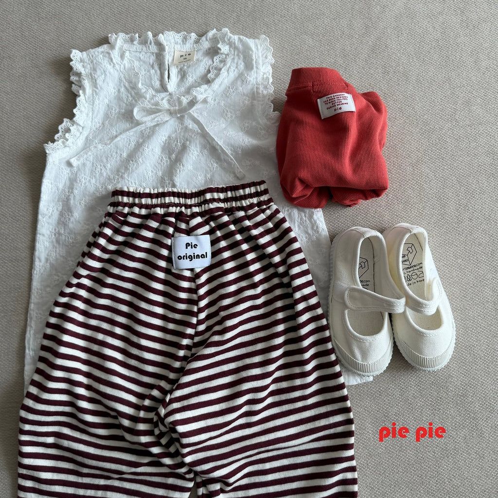 pie Cocoa Stripe Pants
