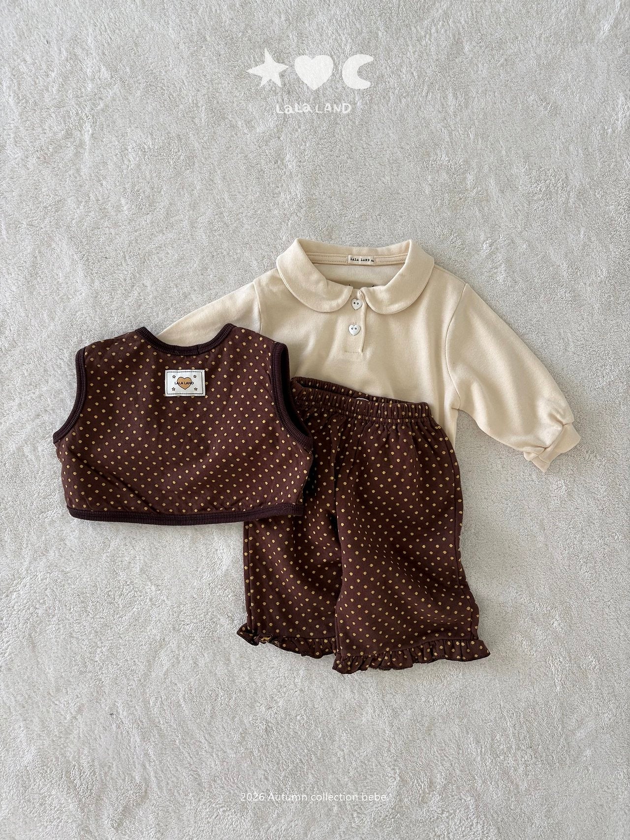 Lalaland Heart Dot Frill Pants