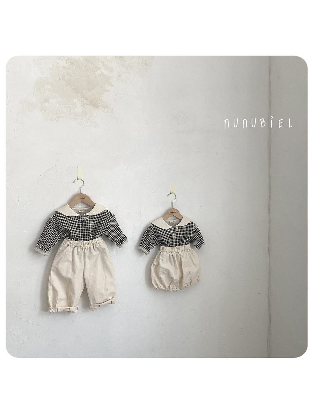Nunu Biel Bebe Check Blouse 7