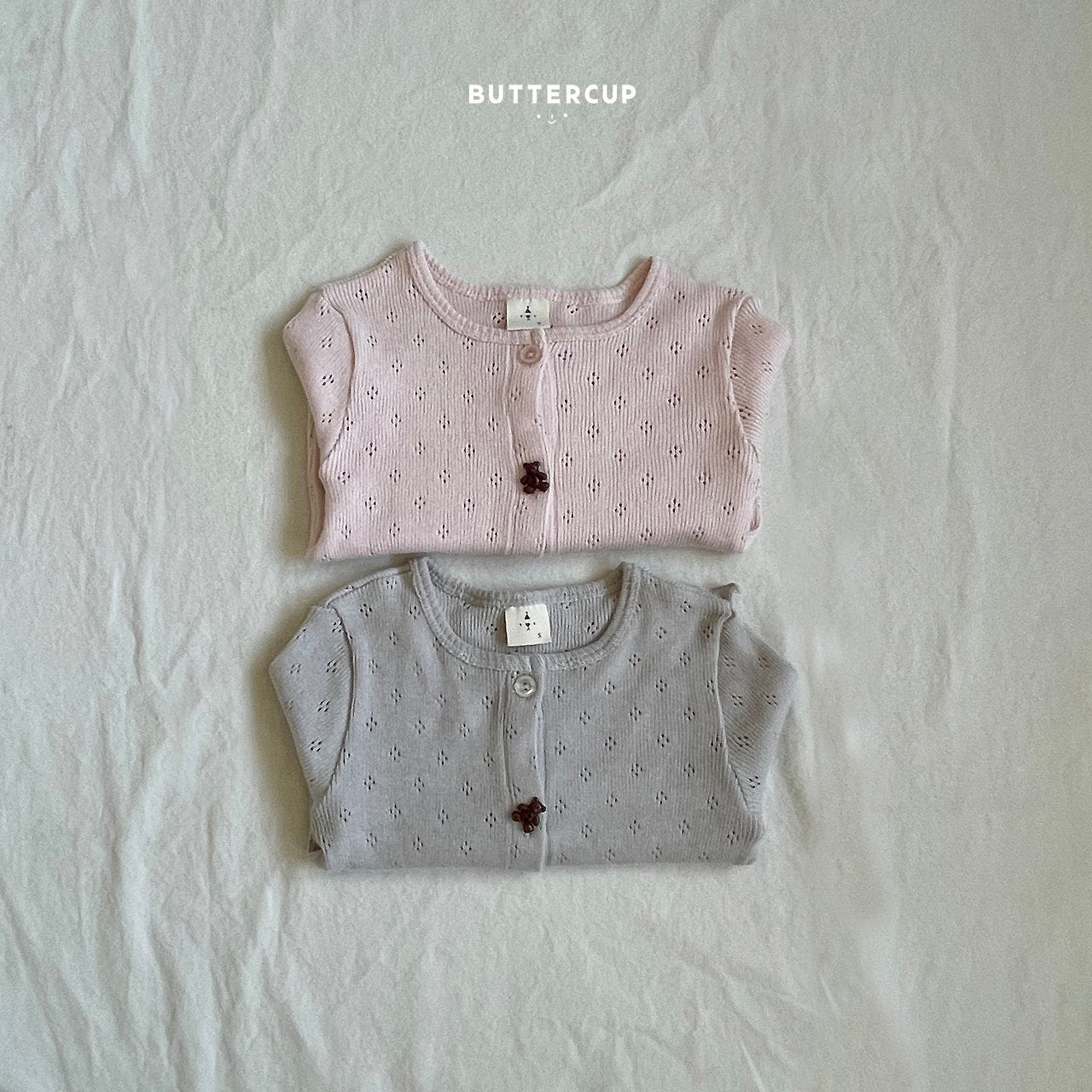 Buttercup Bear Eyelet Cardigan