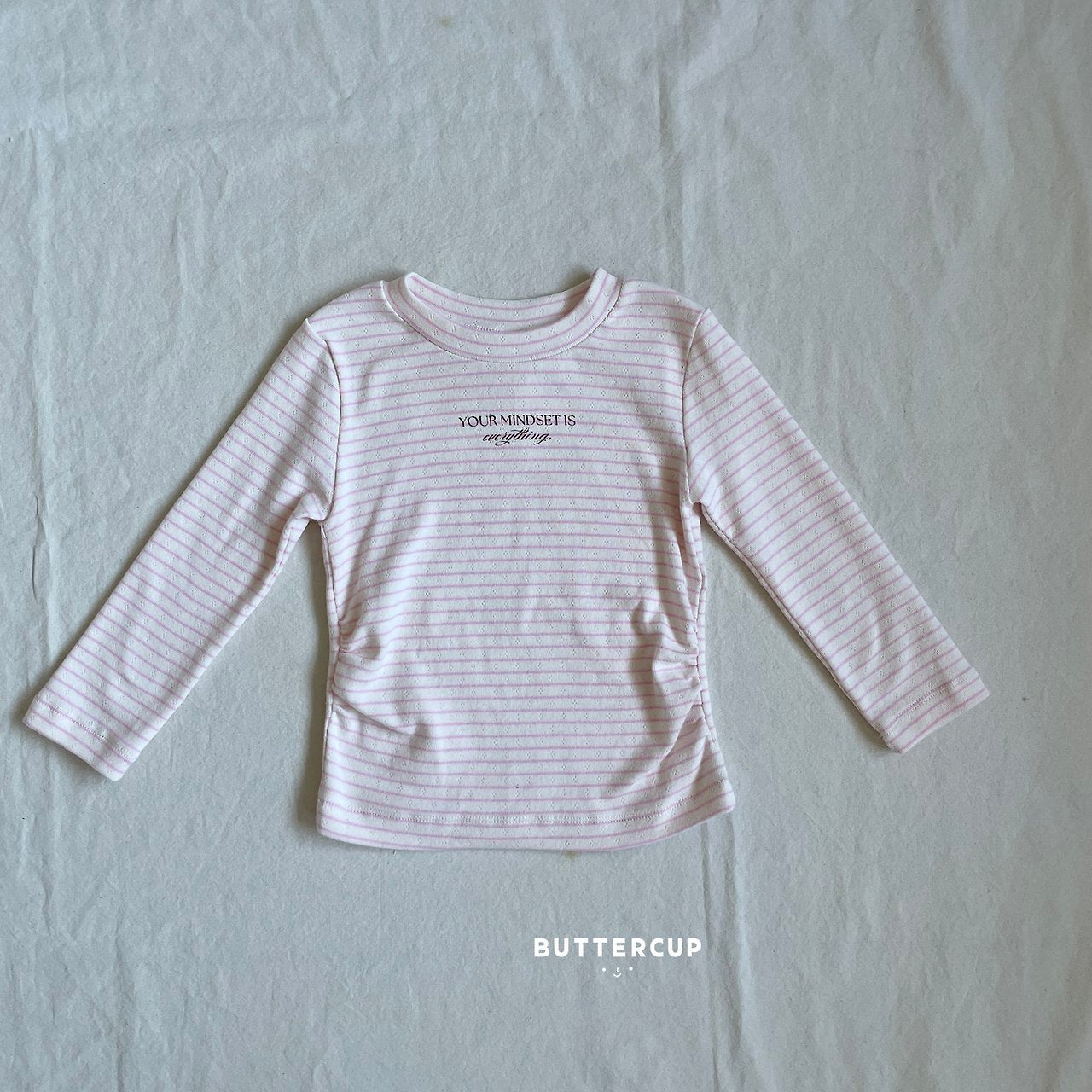 Buttercup Letter Shirring Tee
