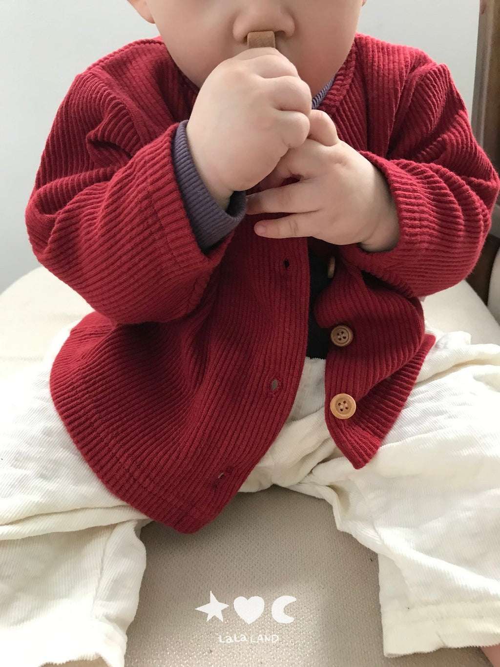 Lalaland Glam Ribbed Cardigan