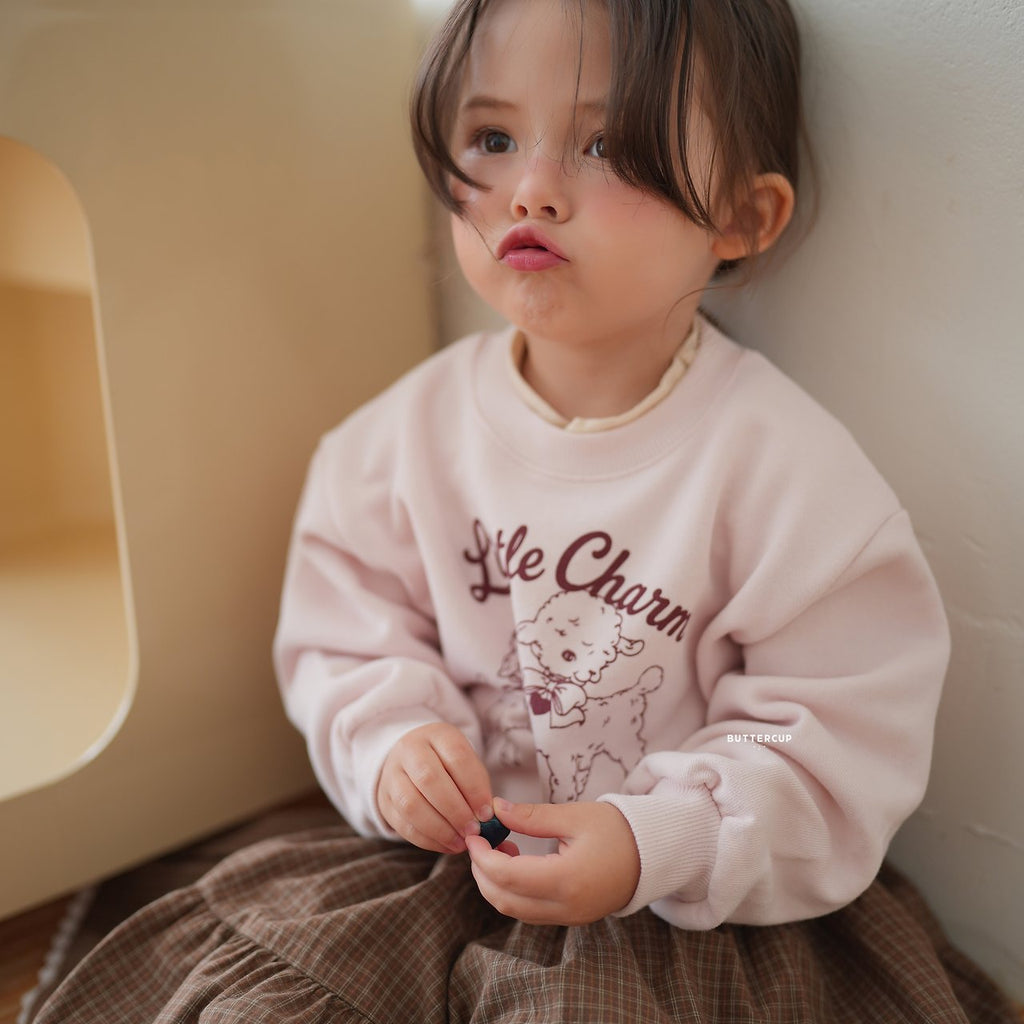 Buttercup Check Tiered Skirt