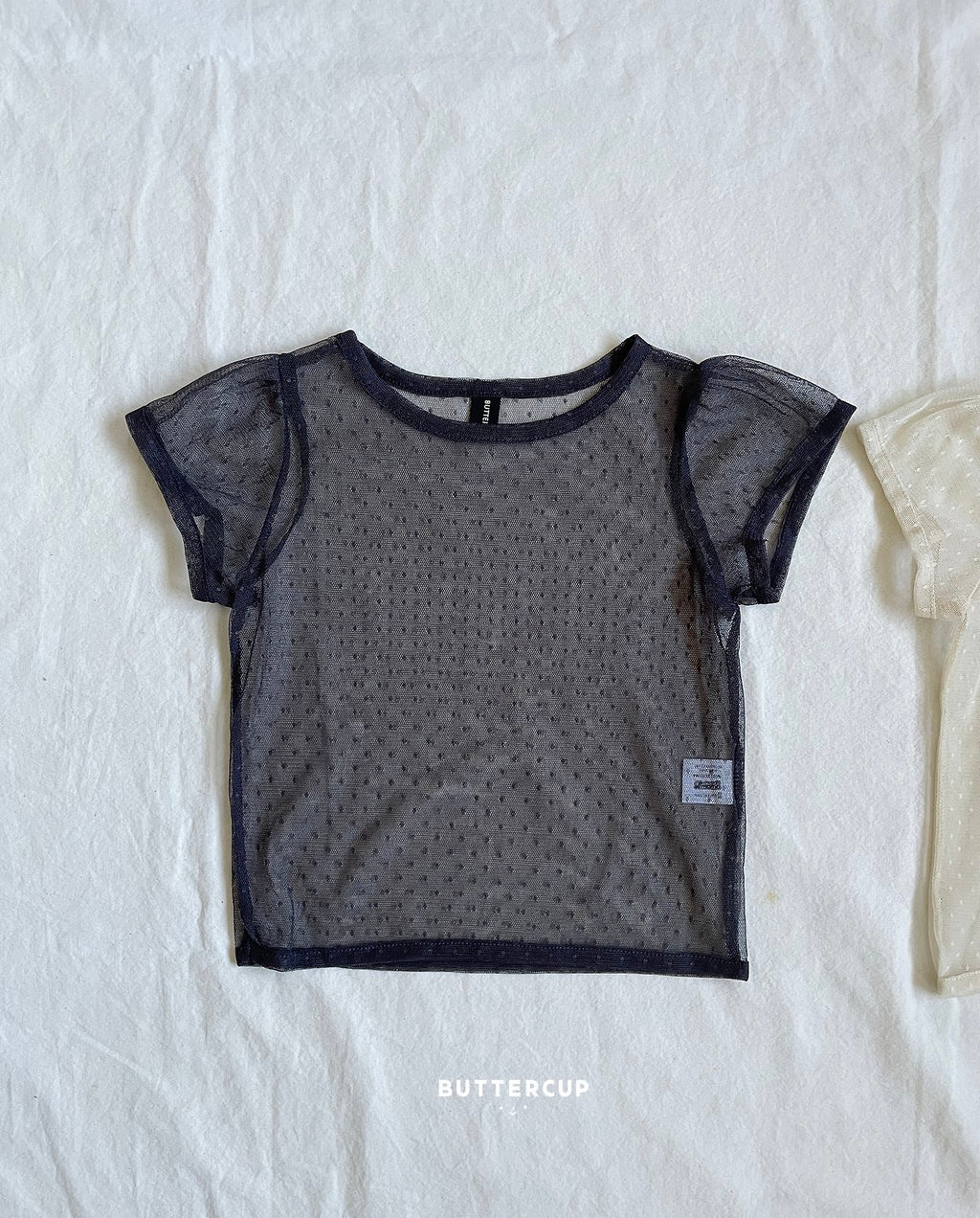 Buttercup Dot Sheer Tee