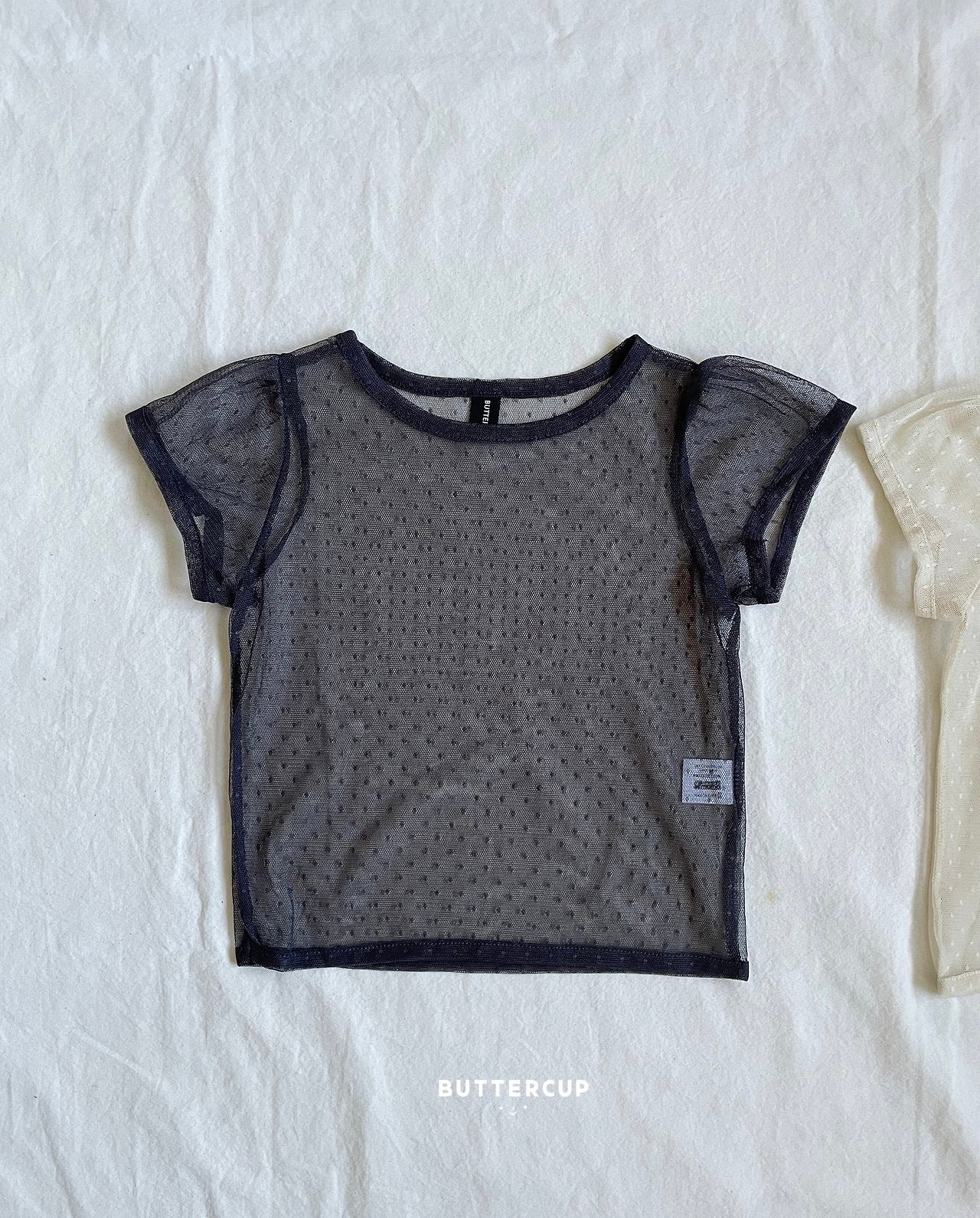Buttercup Dot Sheer Tee