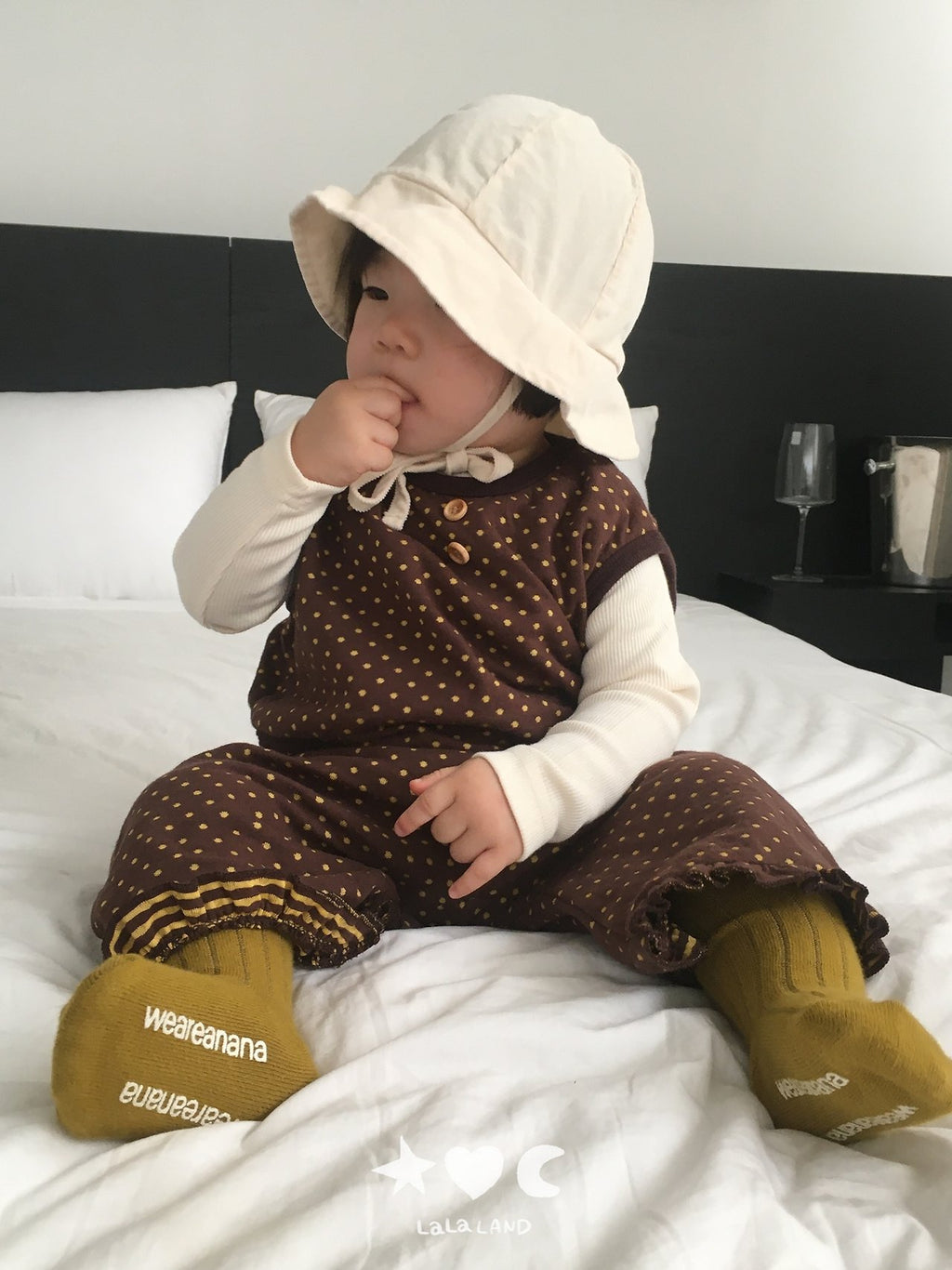 Lalaland Heart Dot Frill Pants