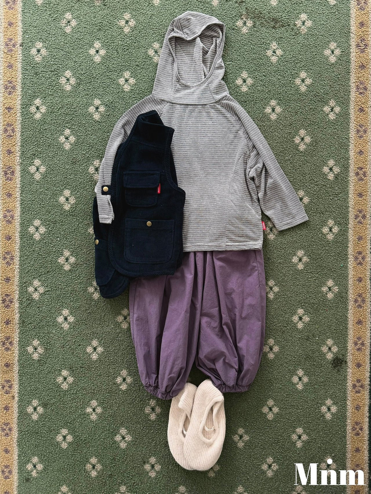 Minimal Stripe Hood Tee