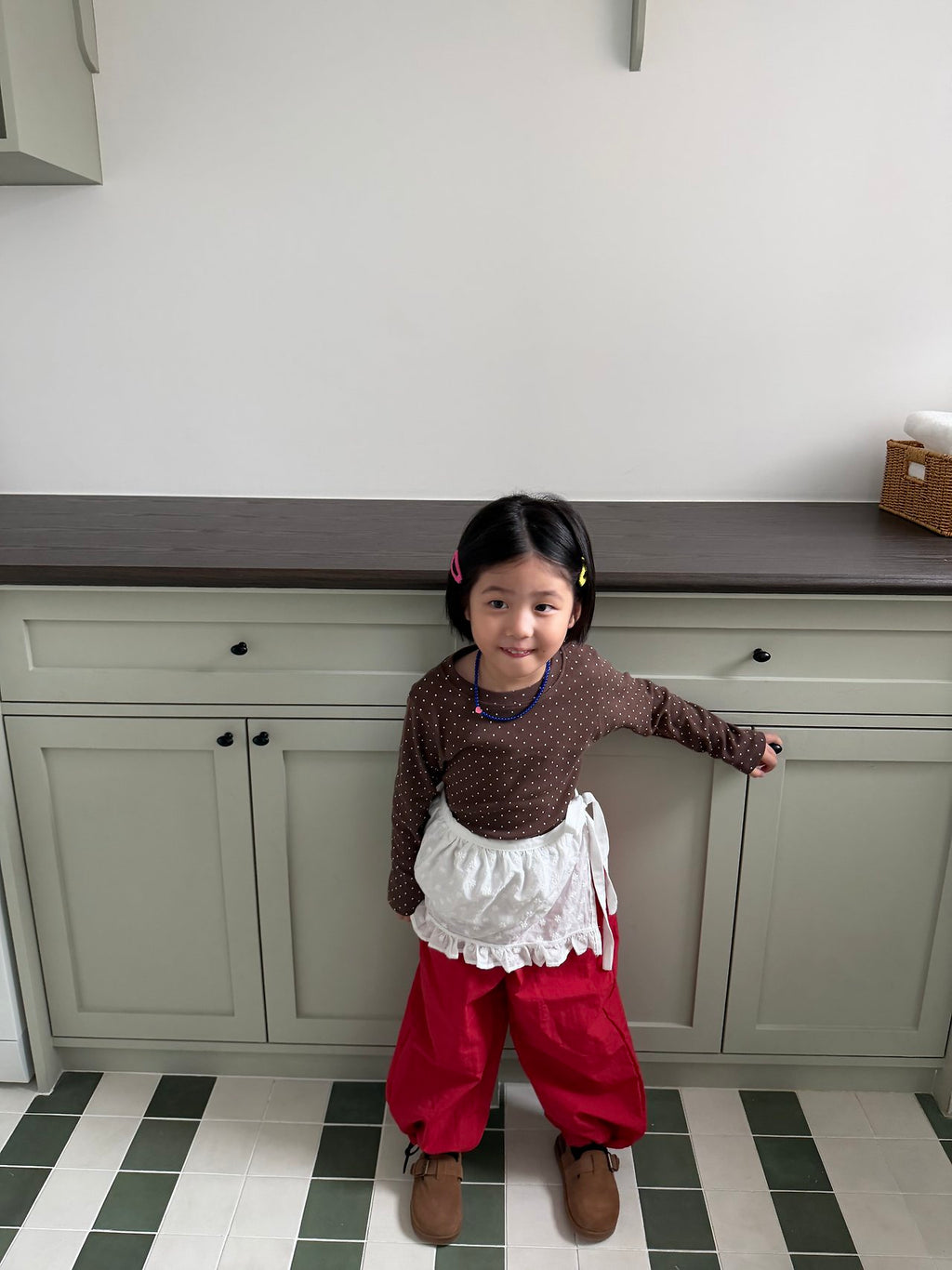 pie Baby Breath Apron Skirt
