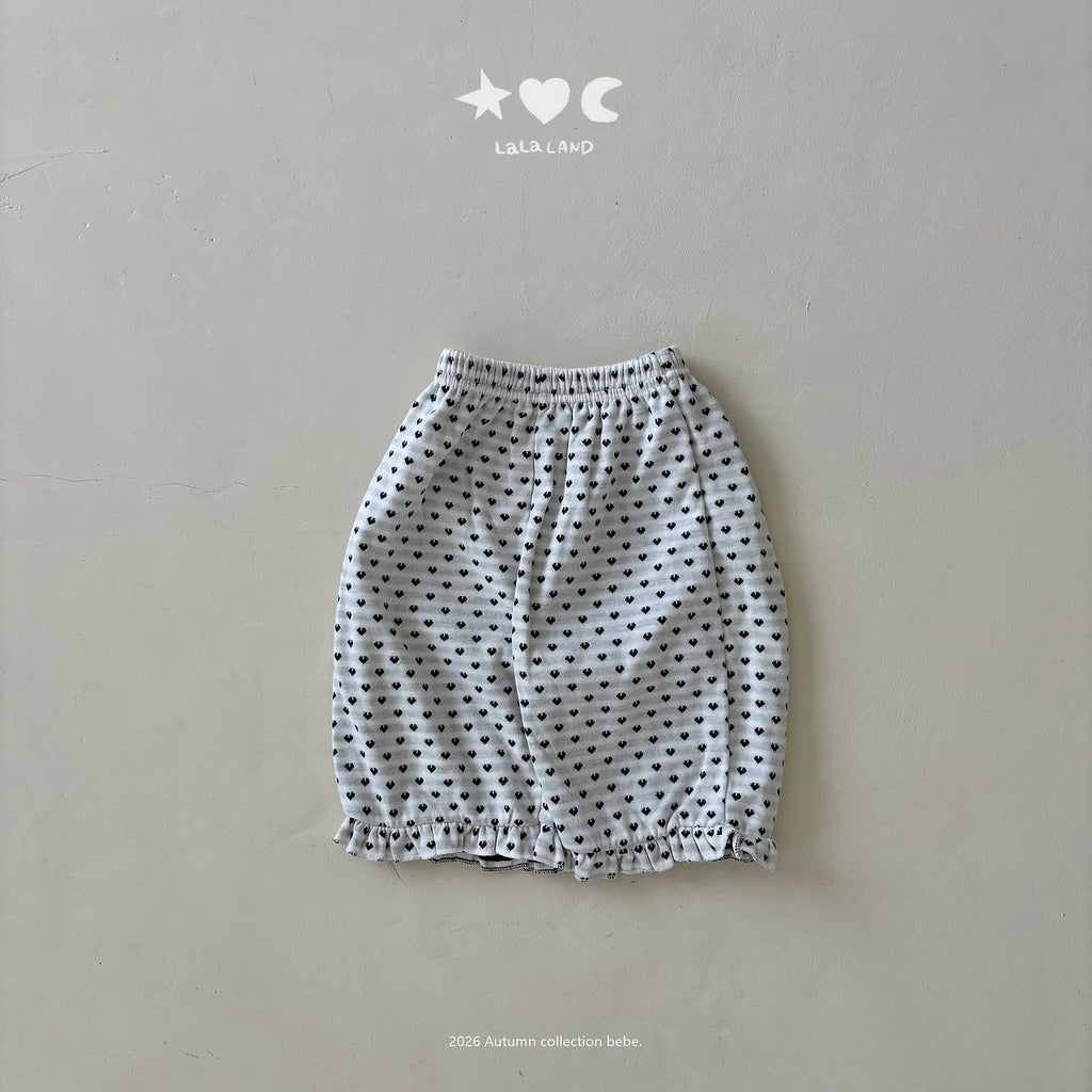 Lalaland Heart Dot Frill Pants