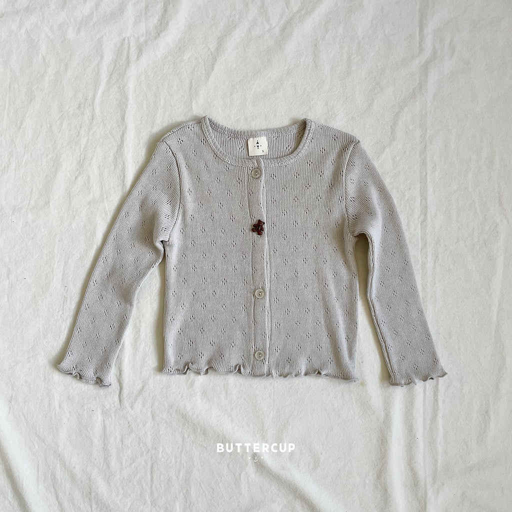 Buttercup Bear Eyelet Cardigan