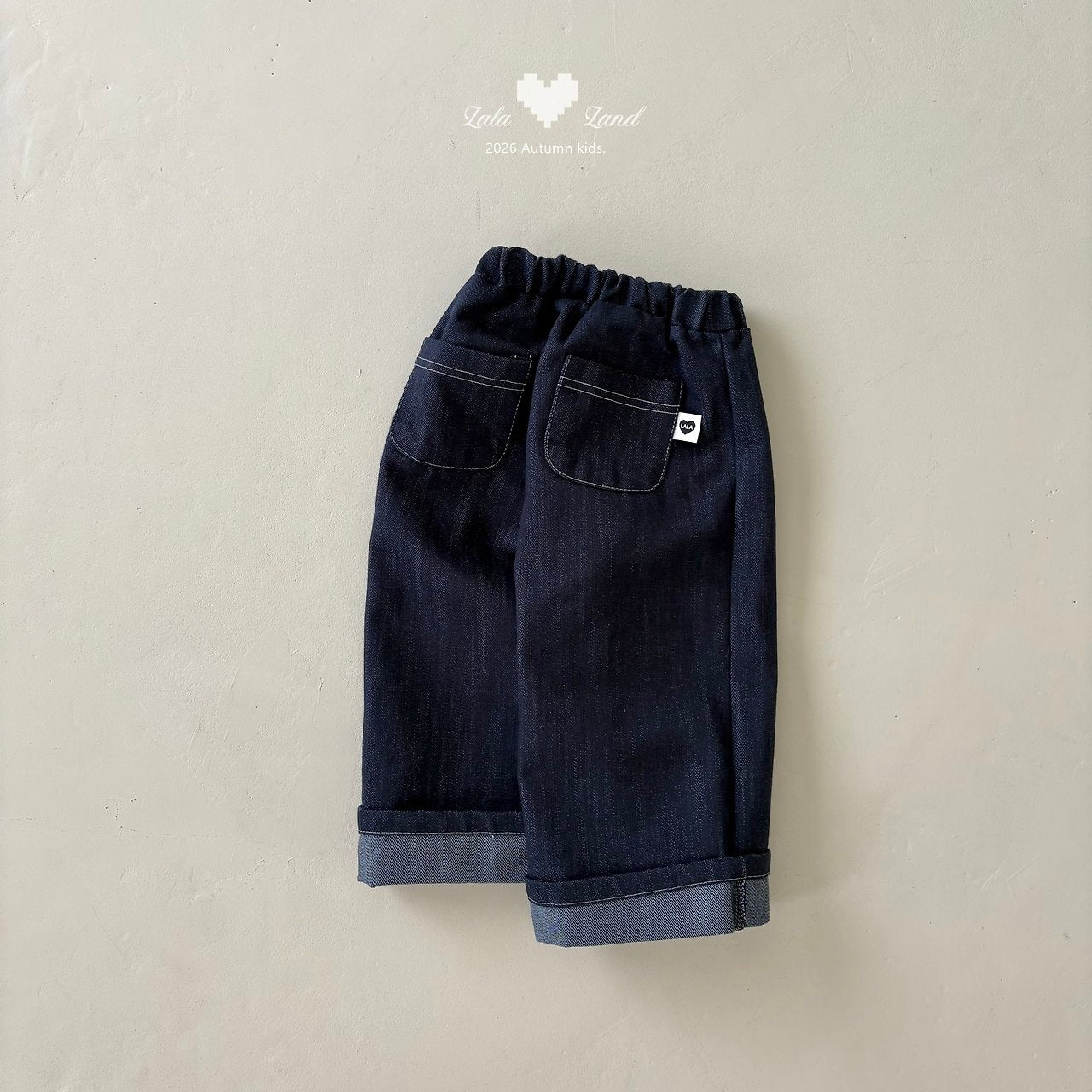 Lalaland Roll-up Denim Pants