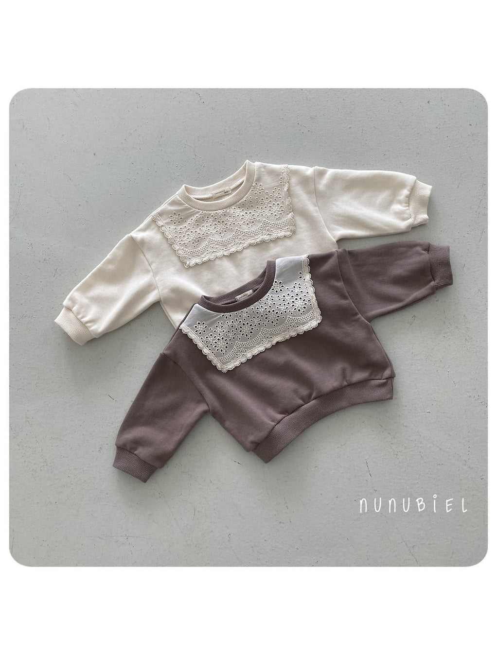 Nunu Biel Lace Sweatshirt 2