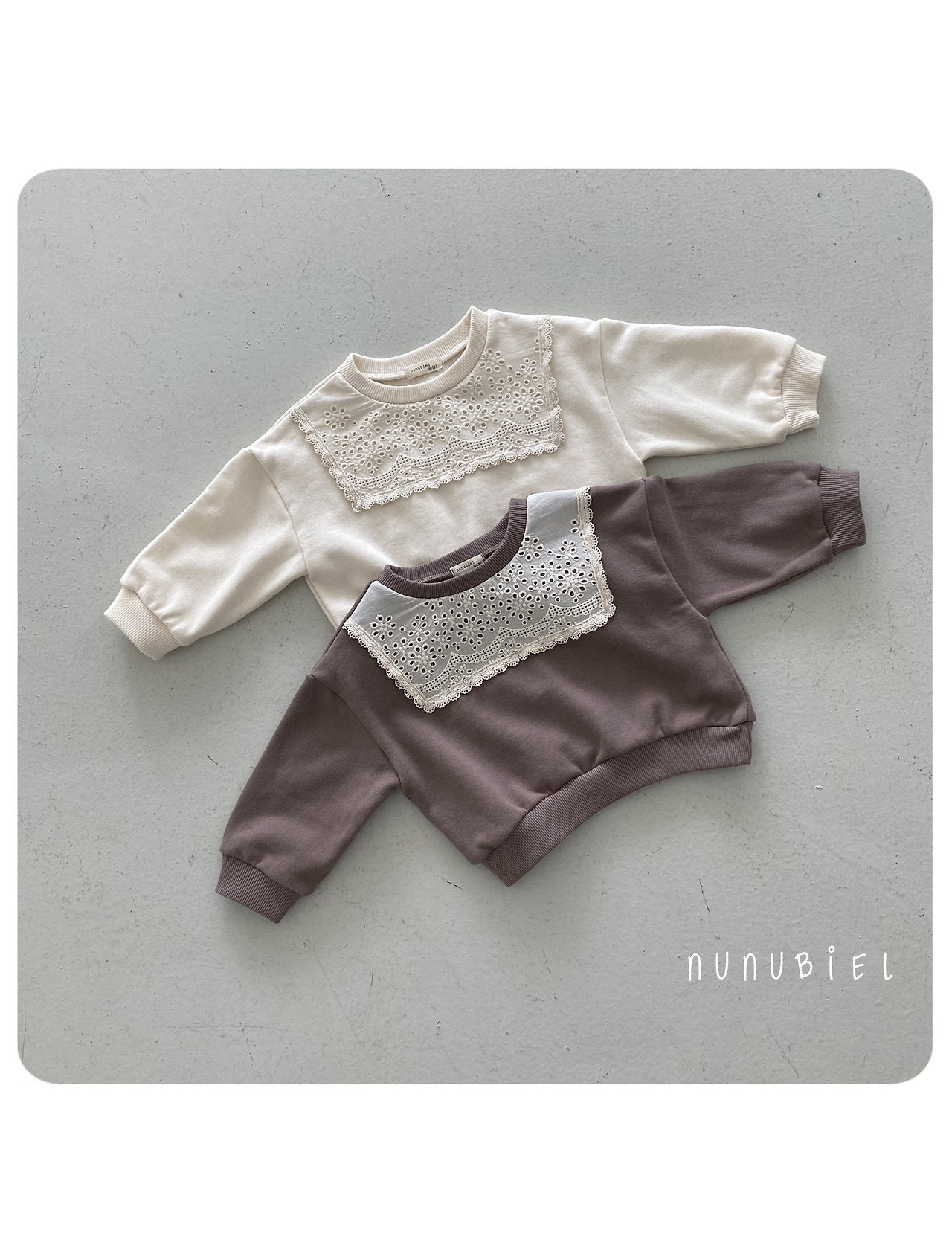 Nunu Biel Lace Sweatshirt 2