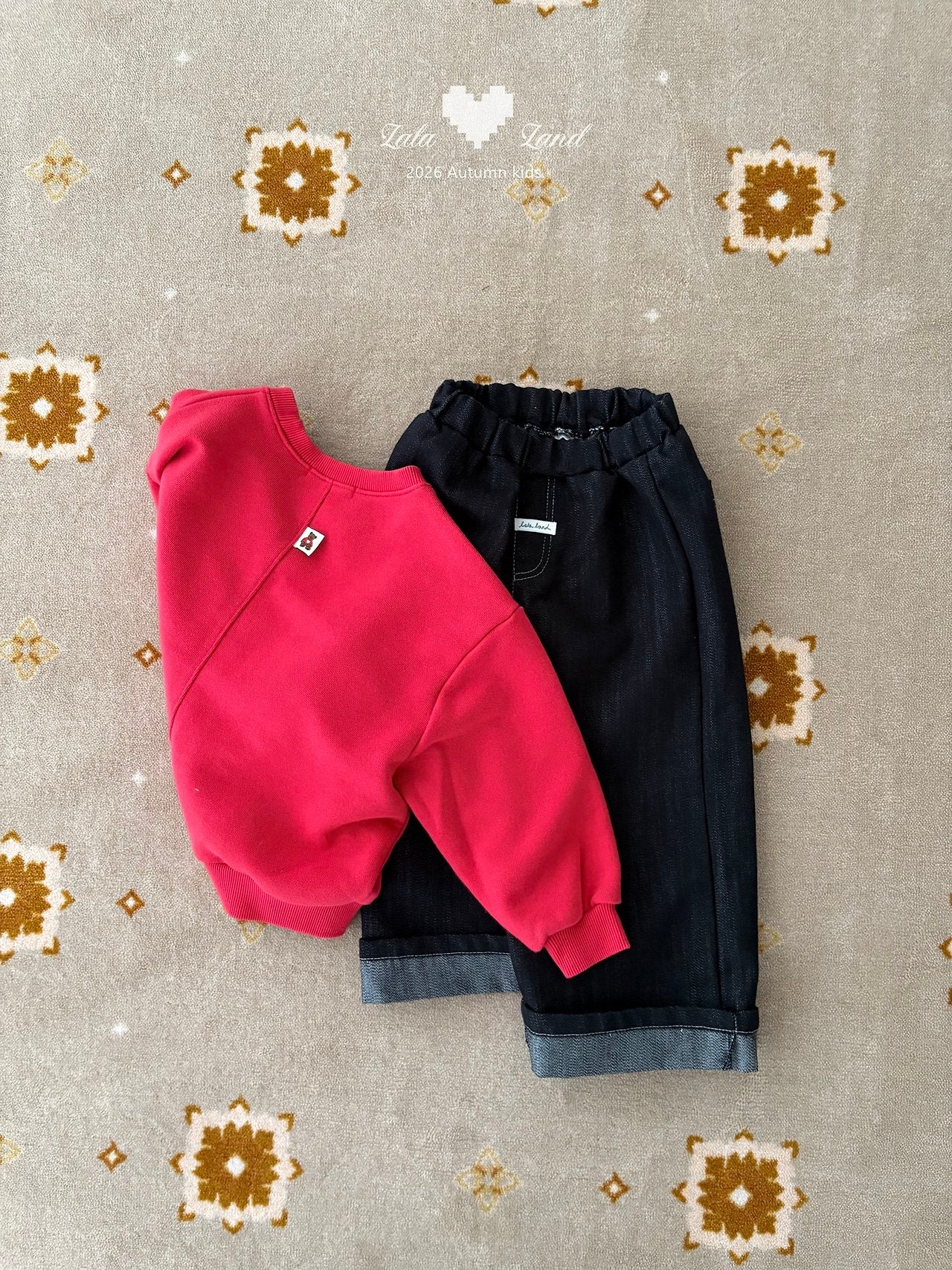 Lalaland Roll-up Denim Pants