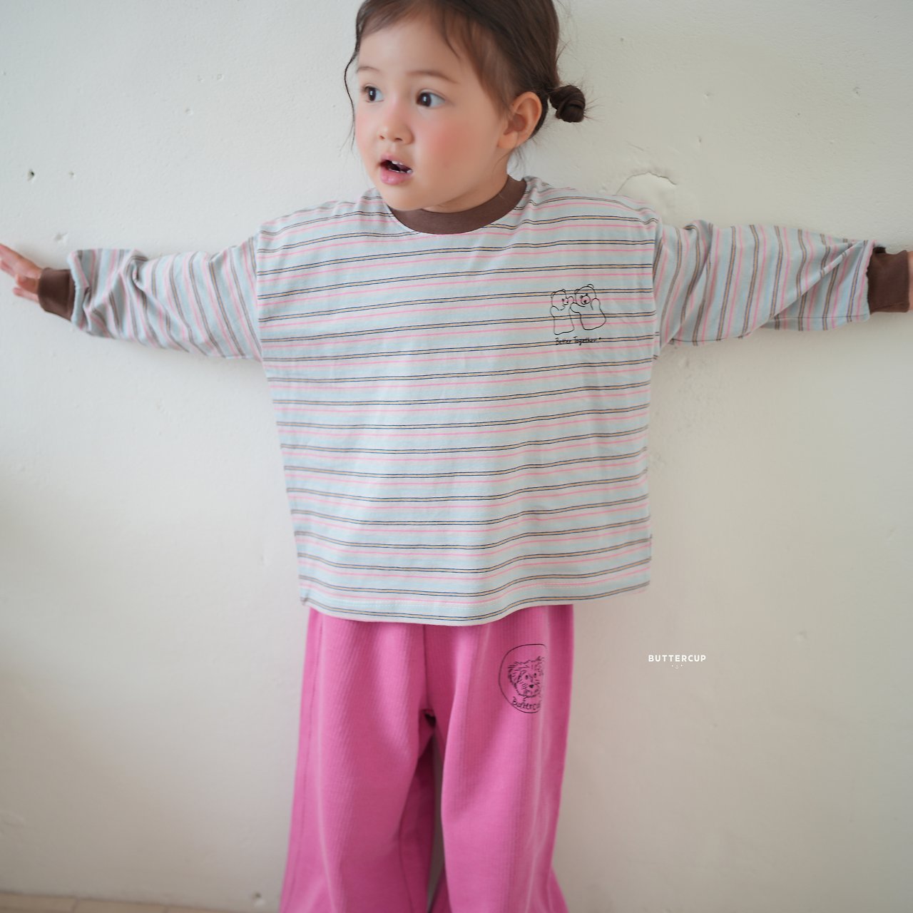Buttercup Buddy Stripe Tee