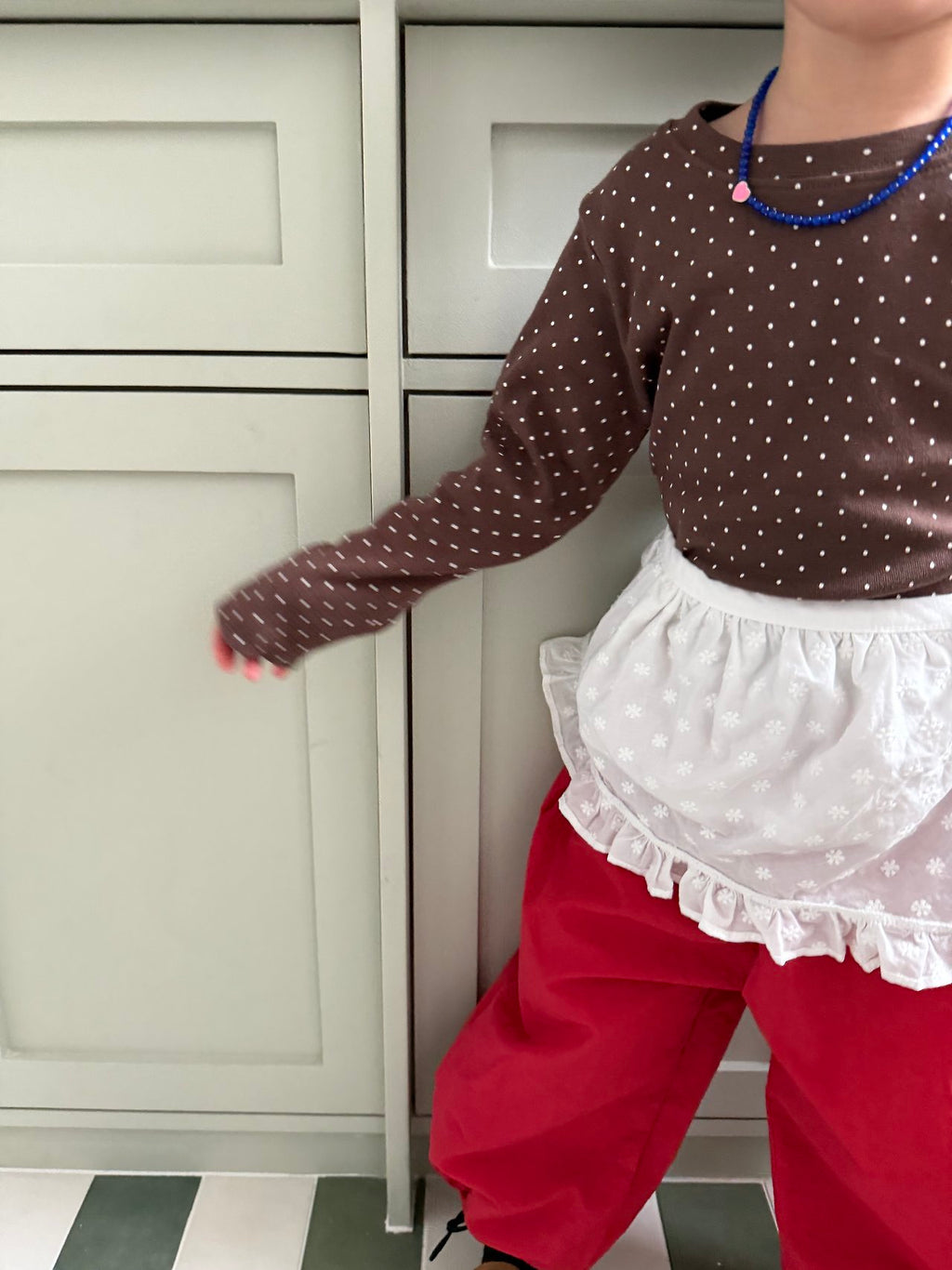pie Baby Breath Apron Skirt